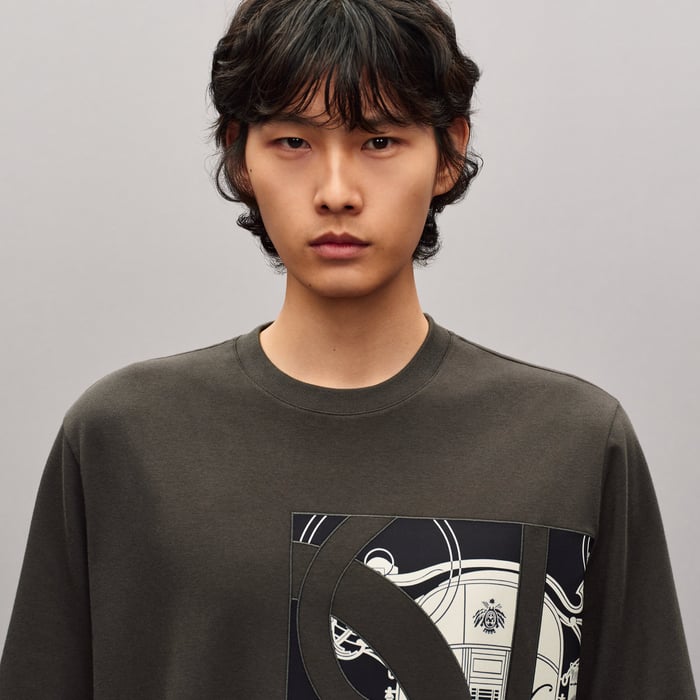 Kaki "Ex-libris" T-shirt