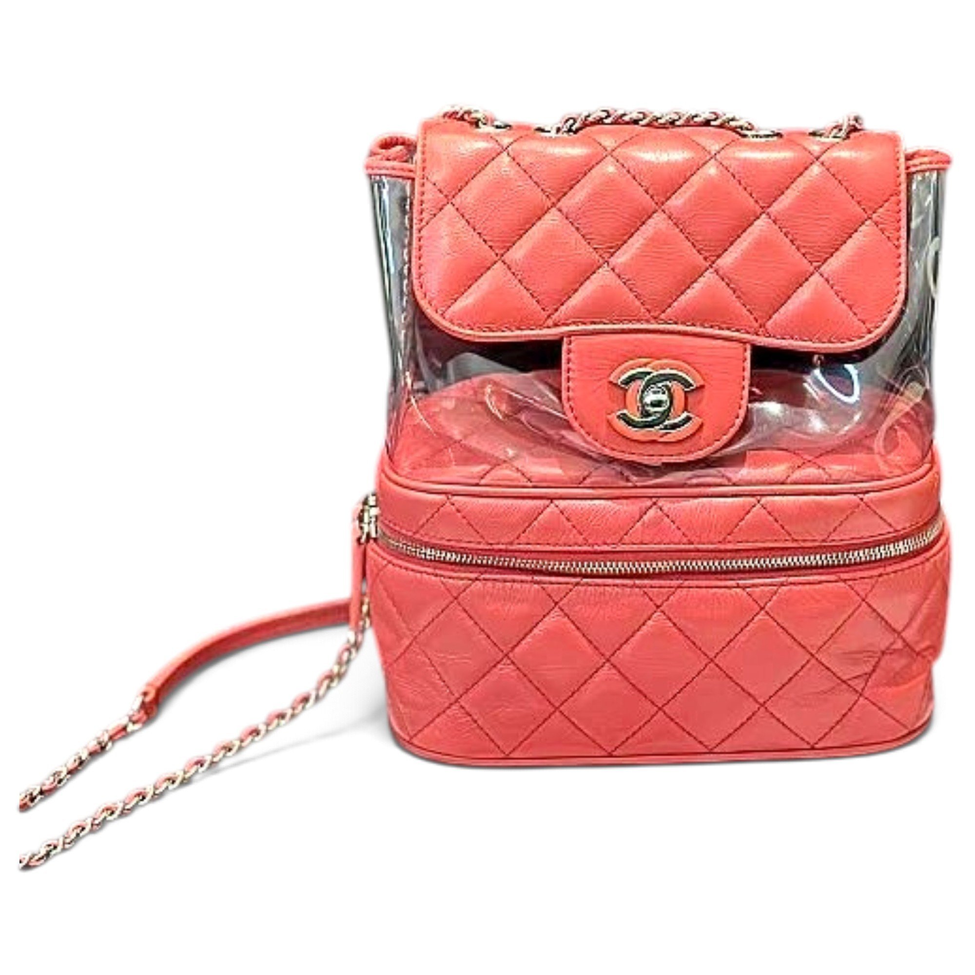 Leather backpack