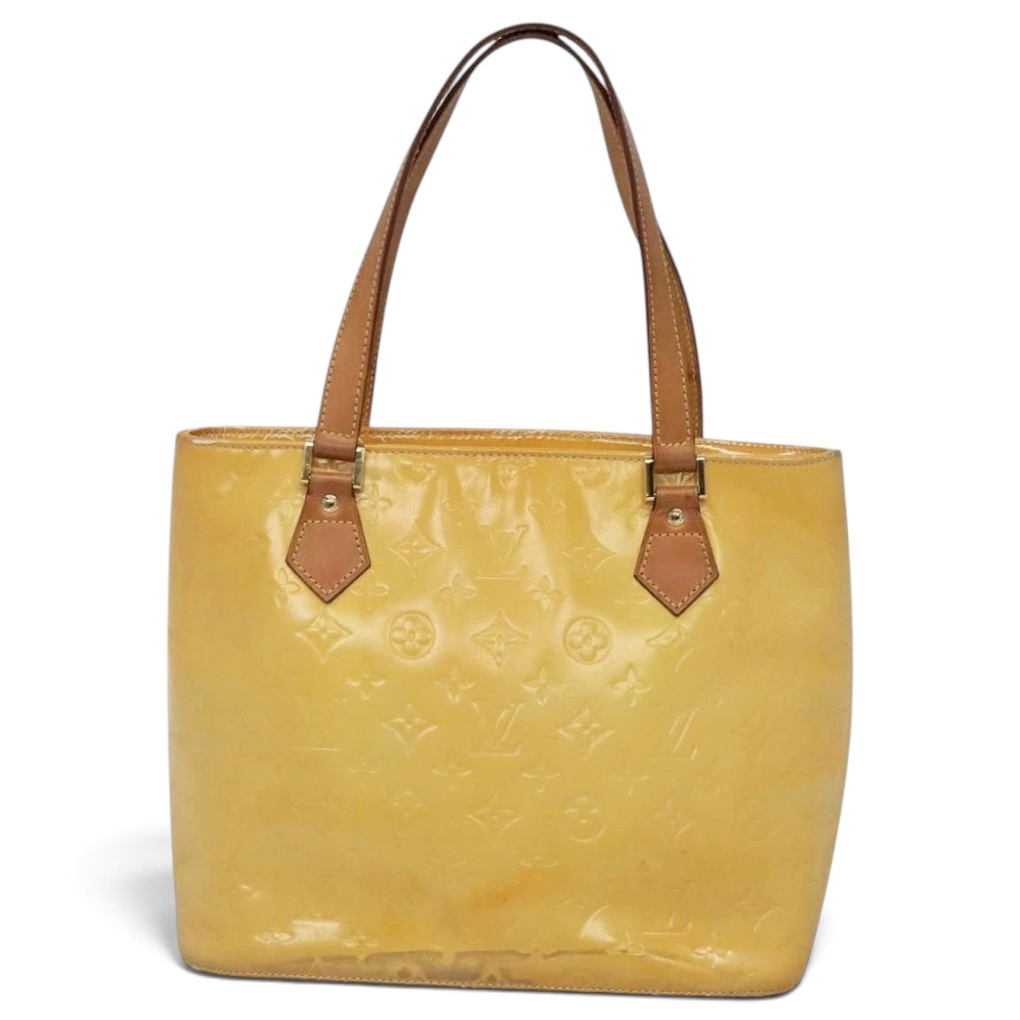 Houston patent leather handbag