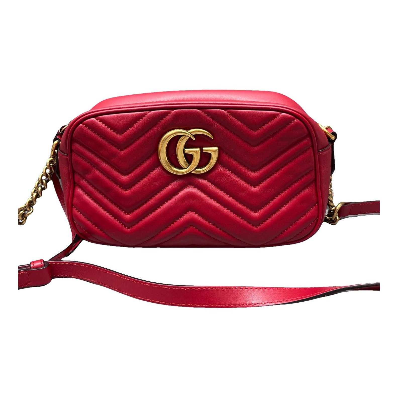 GG Marmont Triple zip leather handbag