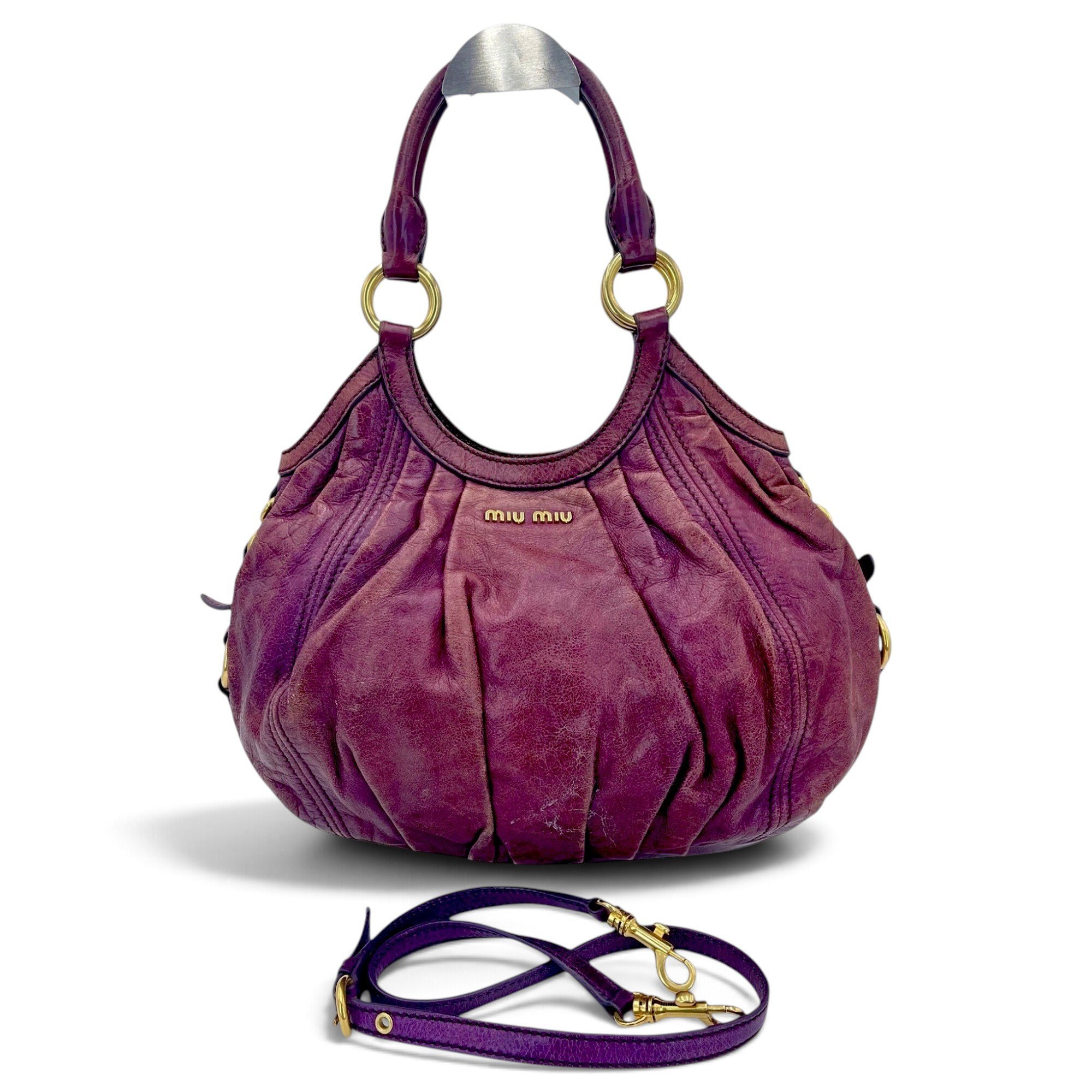 Leather handbag