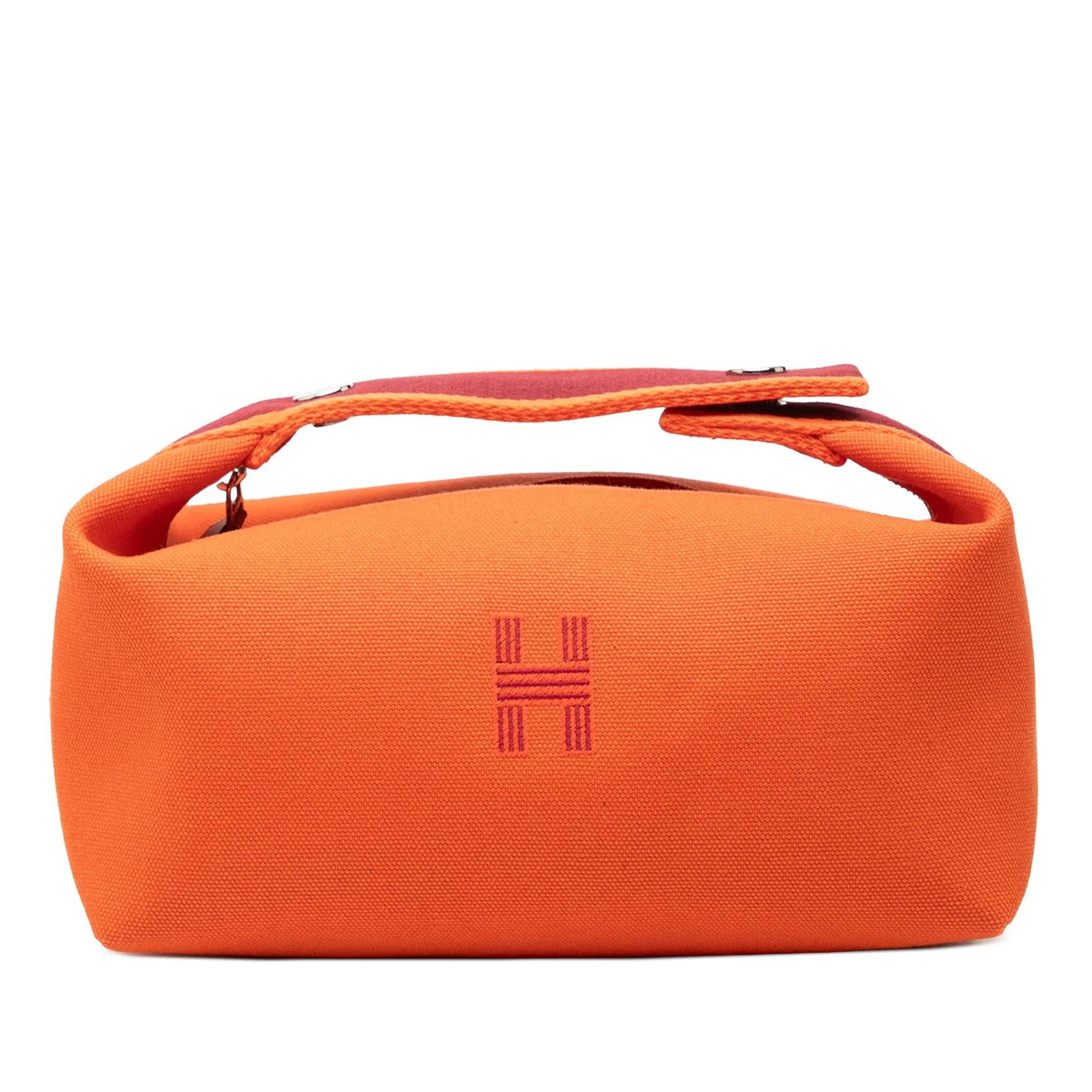 H leather handbag