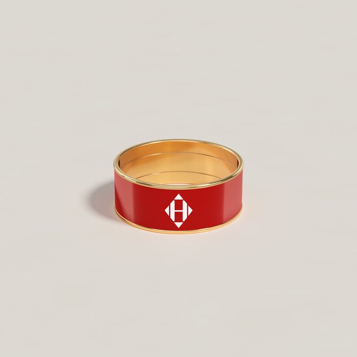 Rouge Amarante Uni Ring, Medium Model
