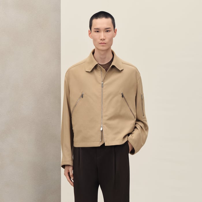 Kraft Zipped Straight Cut Jacket