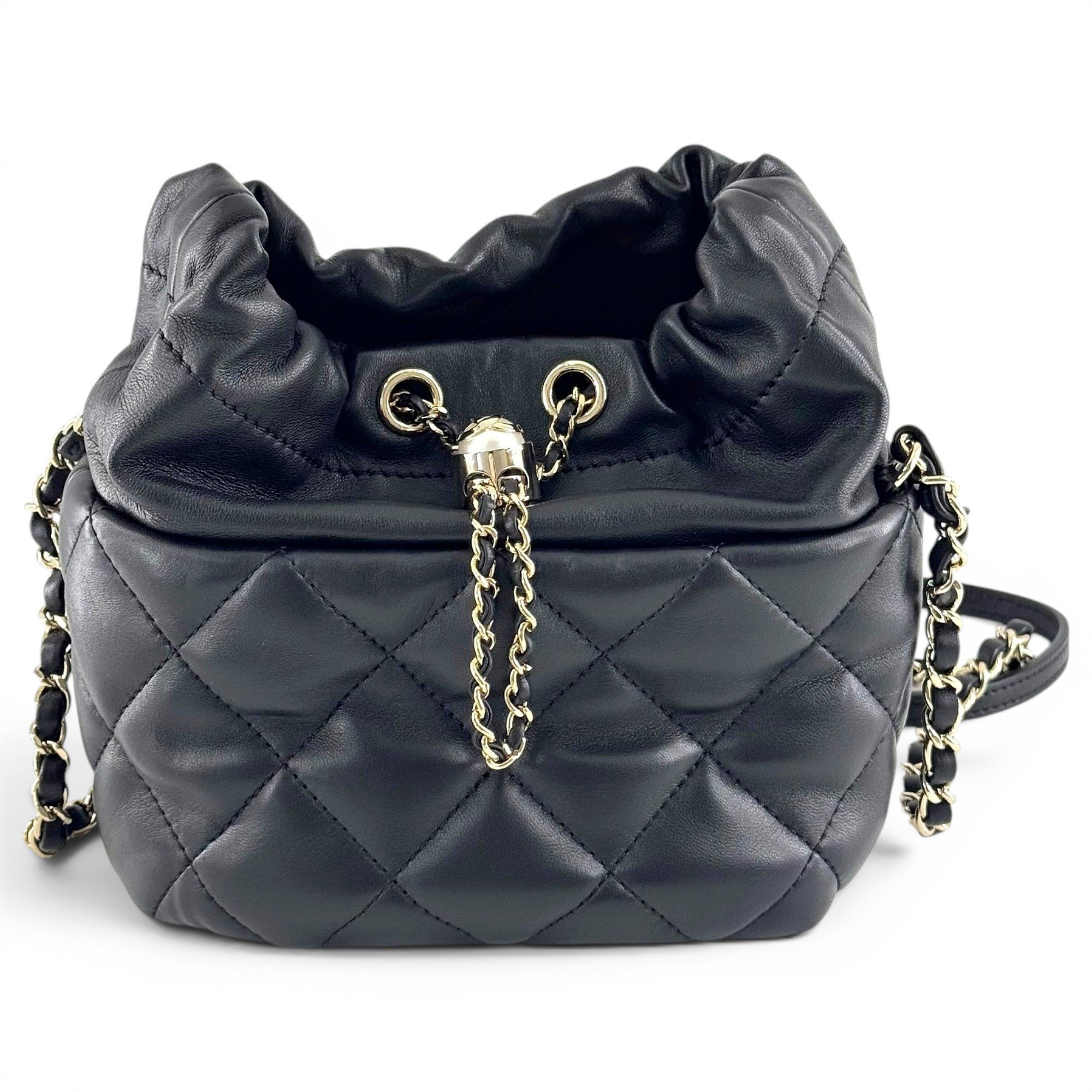 Gabrielle Bucket leather crossbody bag