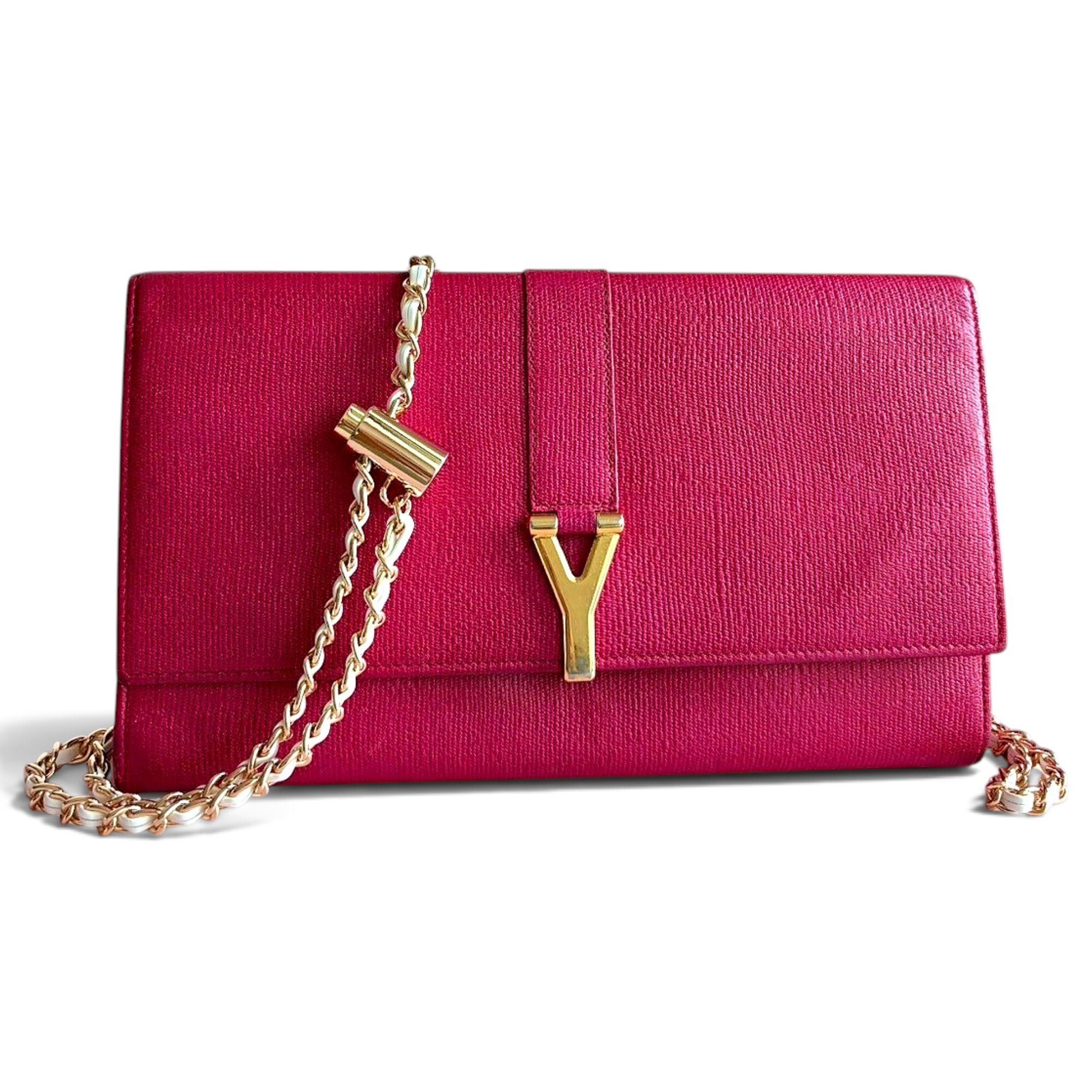 Kate monogramme leather clutch bag