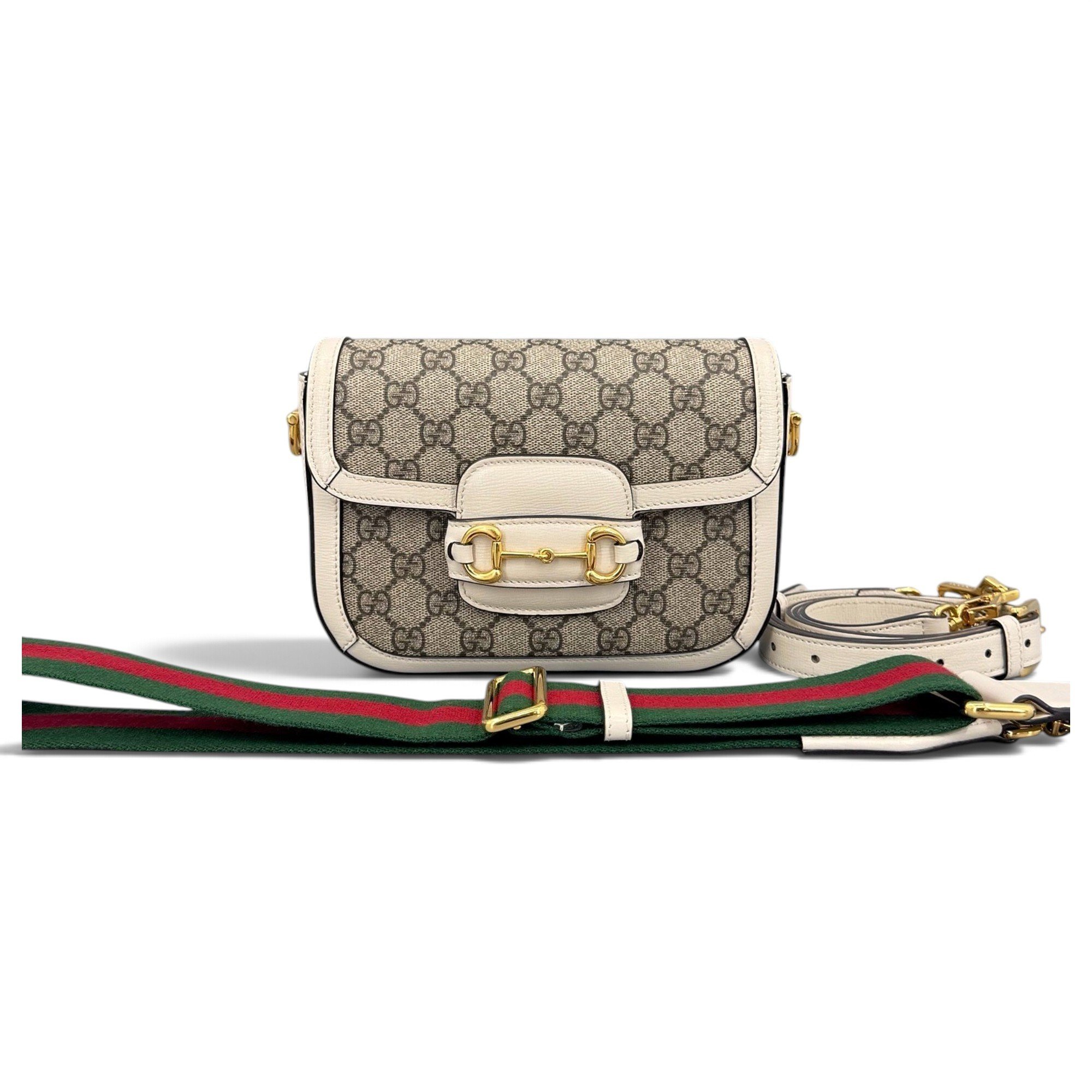 Horsebit 1955 Flap leather handbag
