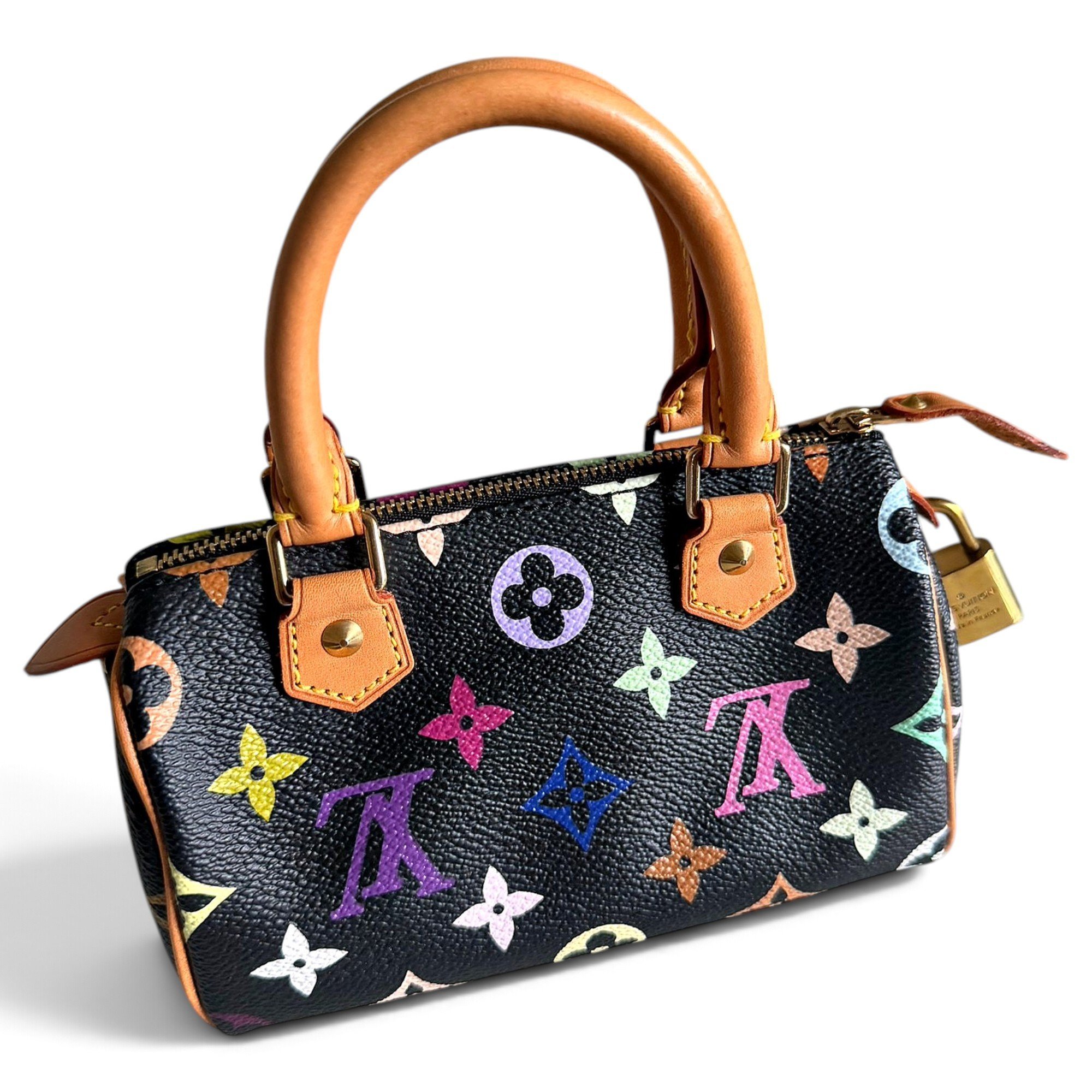 Louis Vuitton Nano Speedy / Mini HL leather mini bag