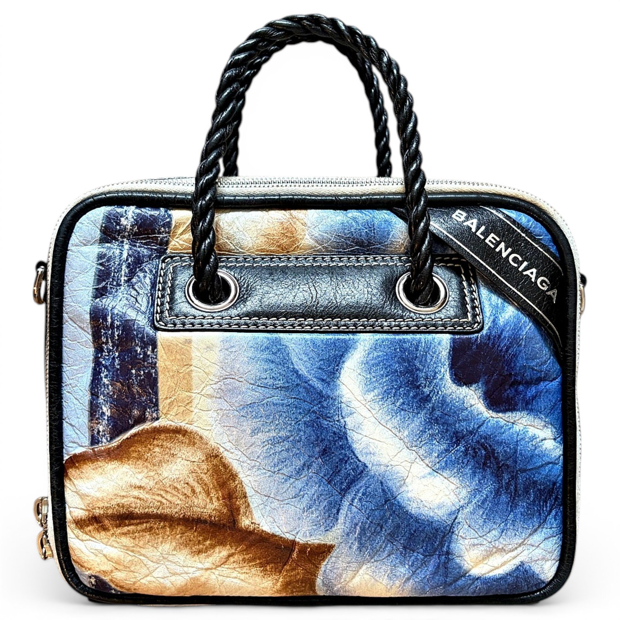 Blanket leather bowling bag