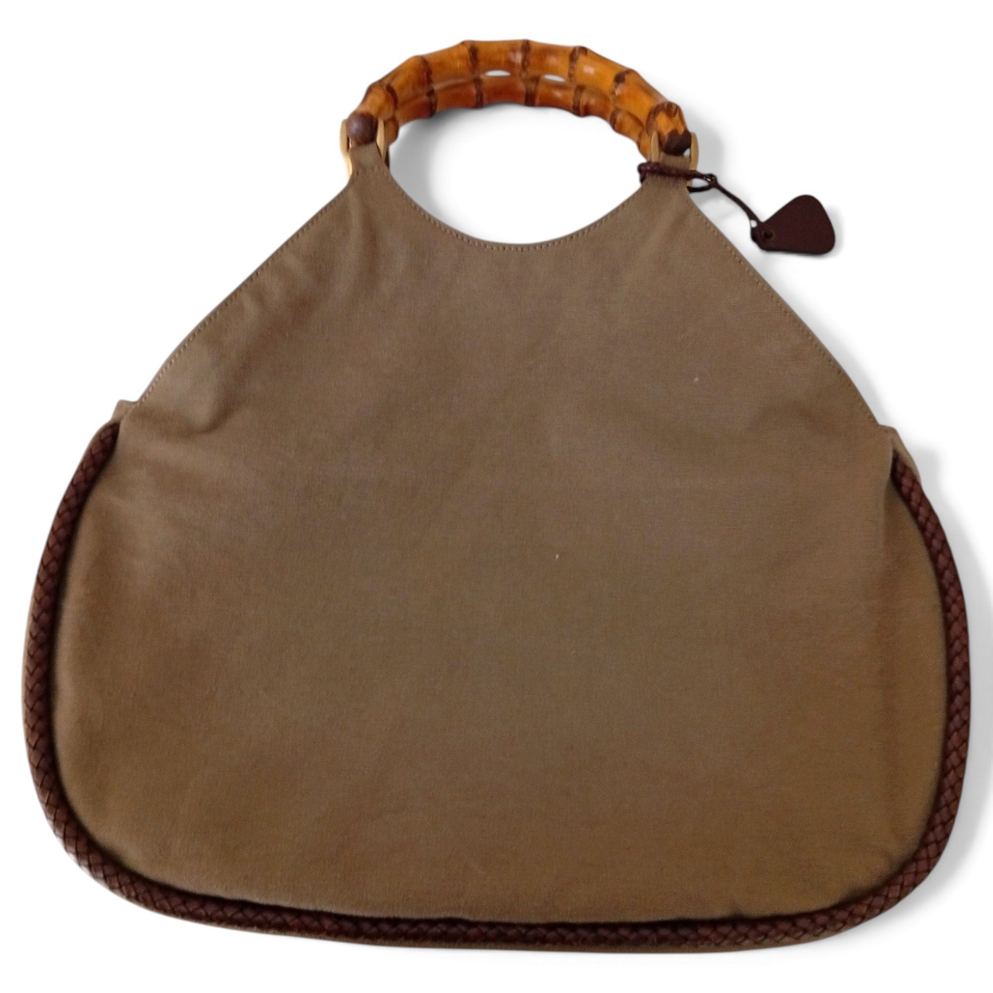 Bamboo Top Handle cloth handbag