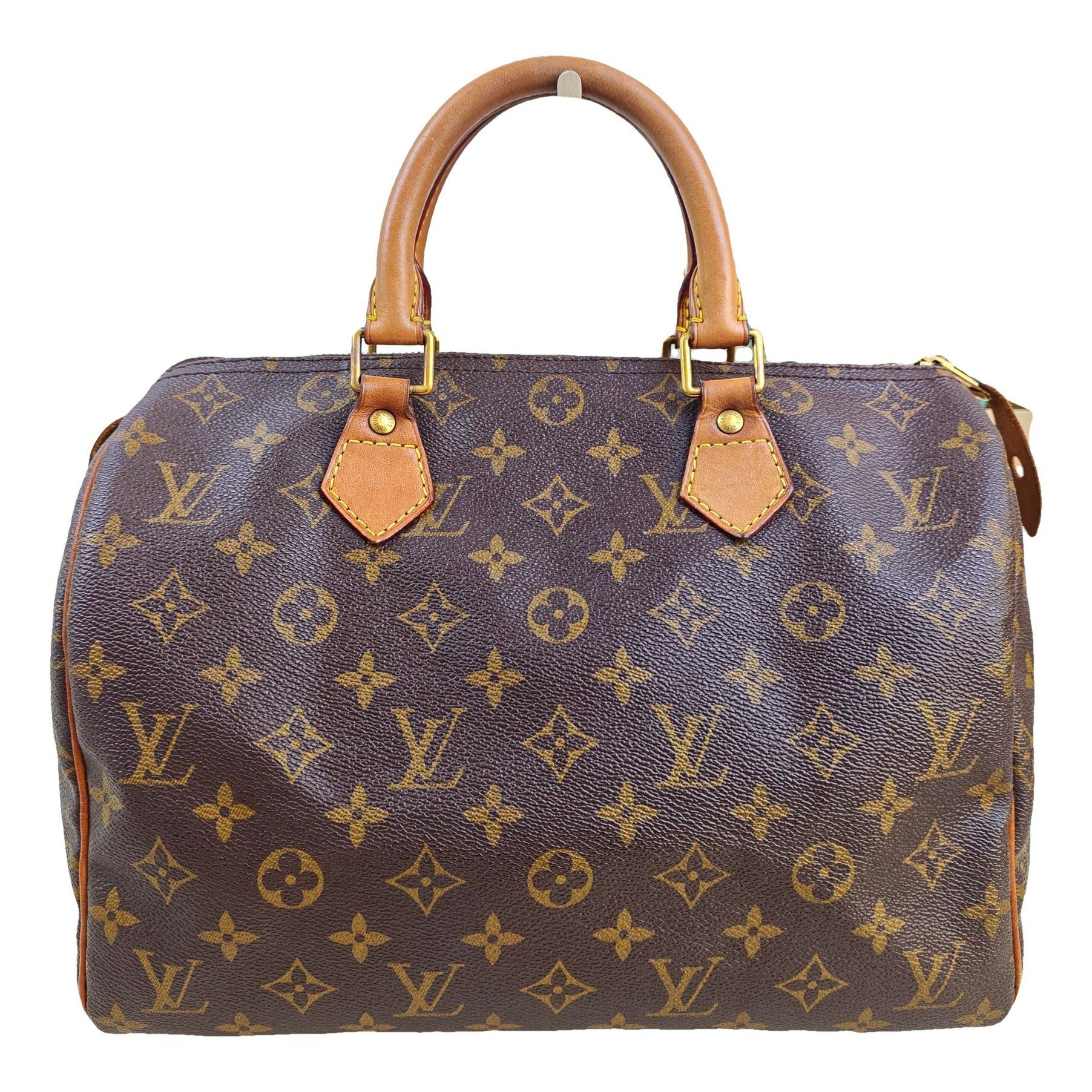 Speedy leather handbag