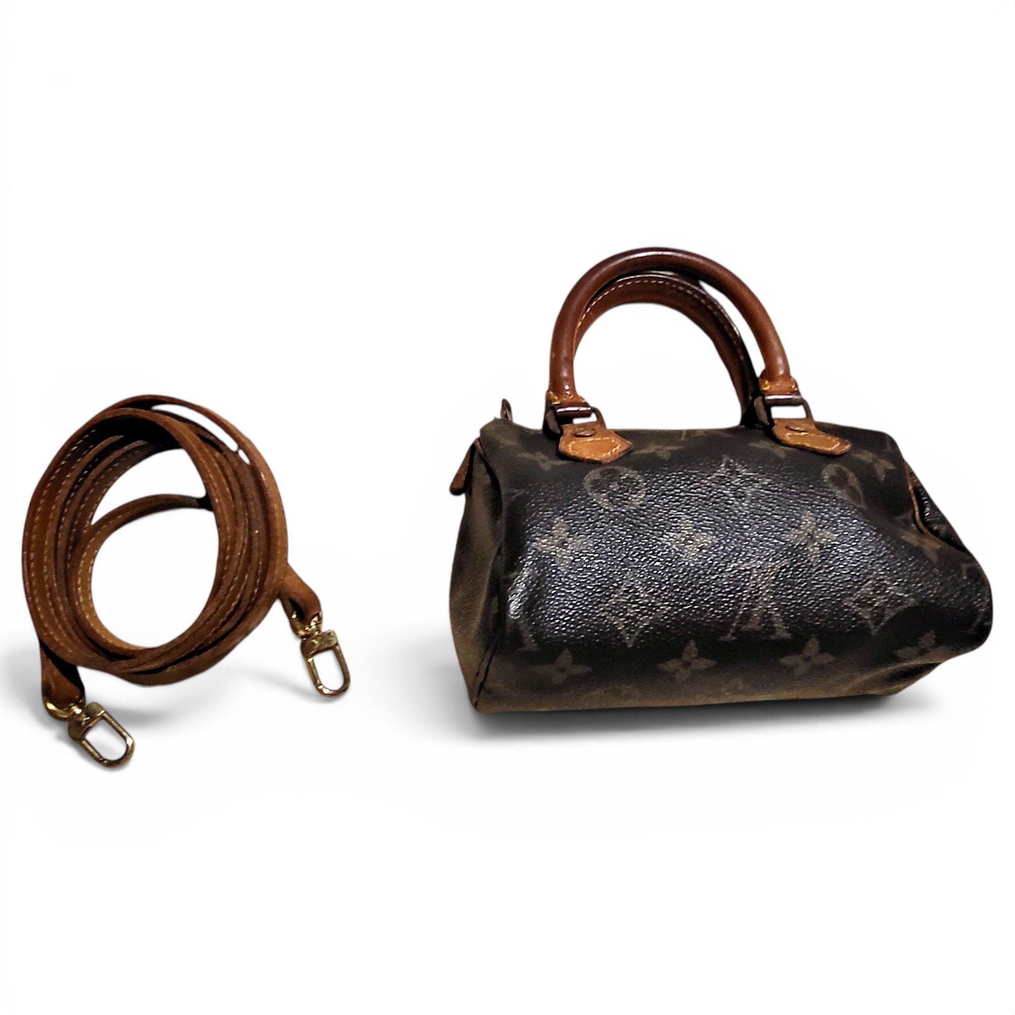 Nano Speedy / Mini HL leather mini bag