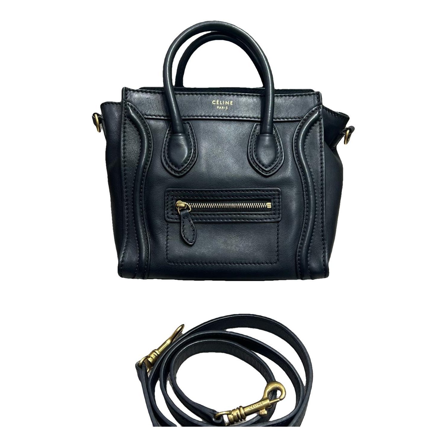 Luggage leather handbag