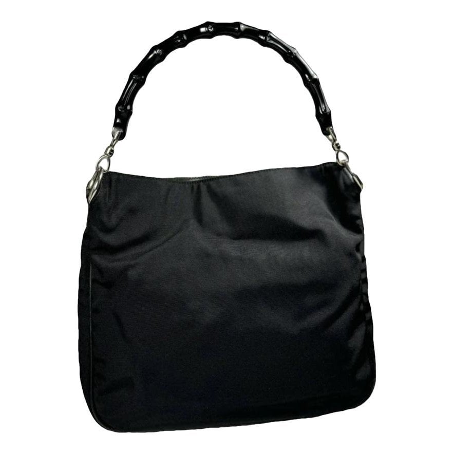 Bamboo Top Handle cloth handbag