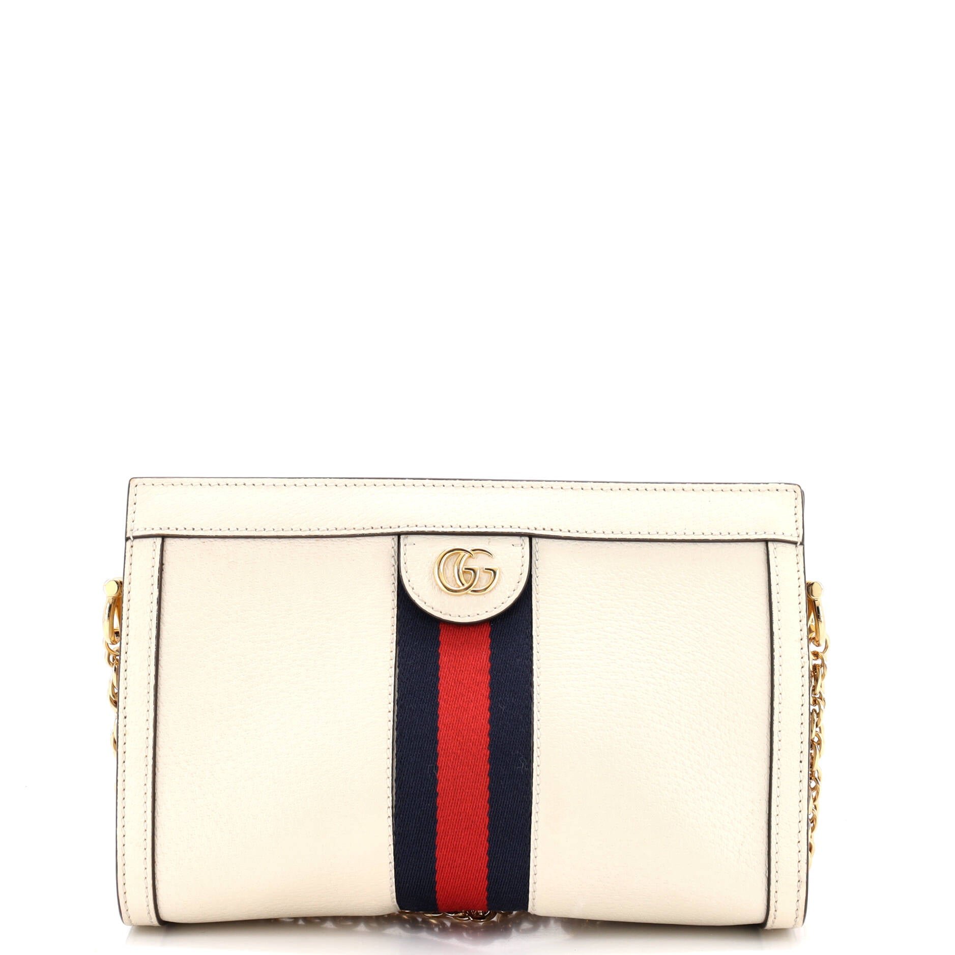 Ophidia Chain Shoulder Bag Leather Small