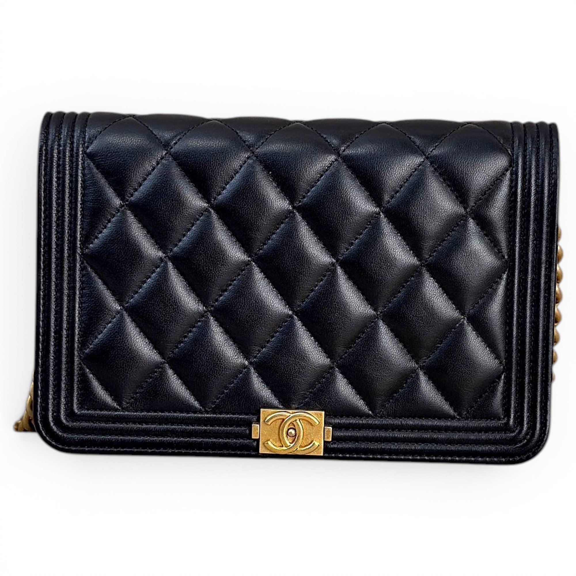 Wallet On Chain Timeless/Classique leather crossbody bag