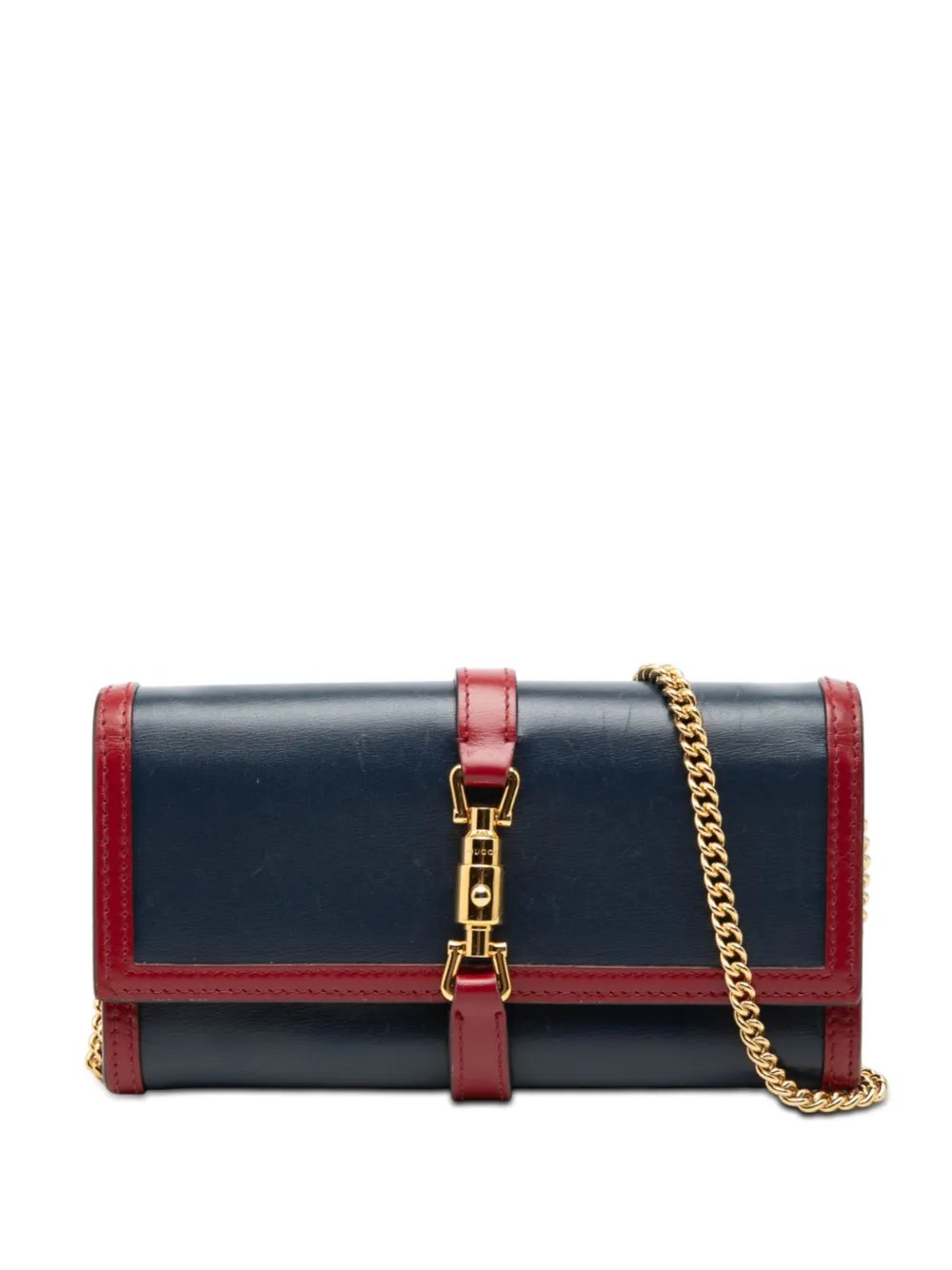 2000-2015 Bicolor Calfskin Jackie 1961 Wallet On Chain crossbody bag