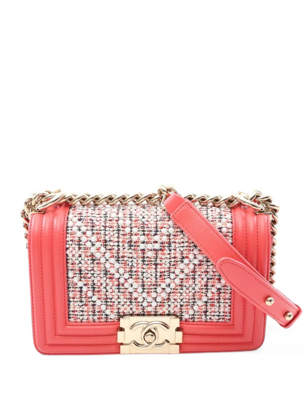 2019 small Boy tweed cross body bag