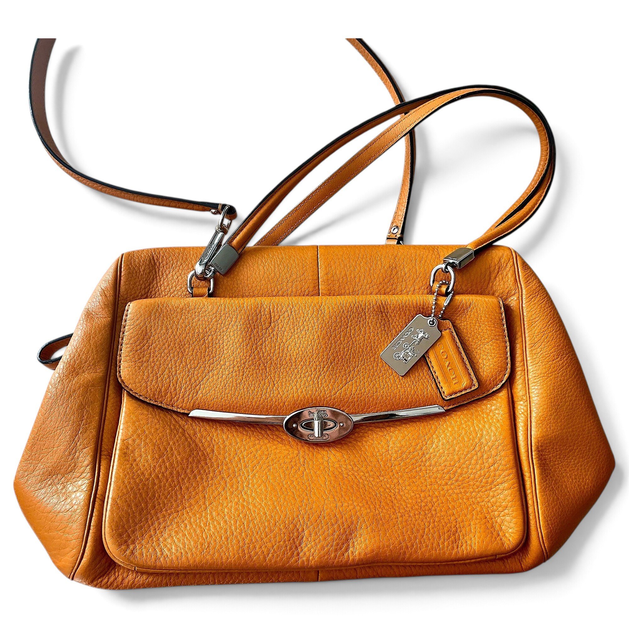 Leather handbag
