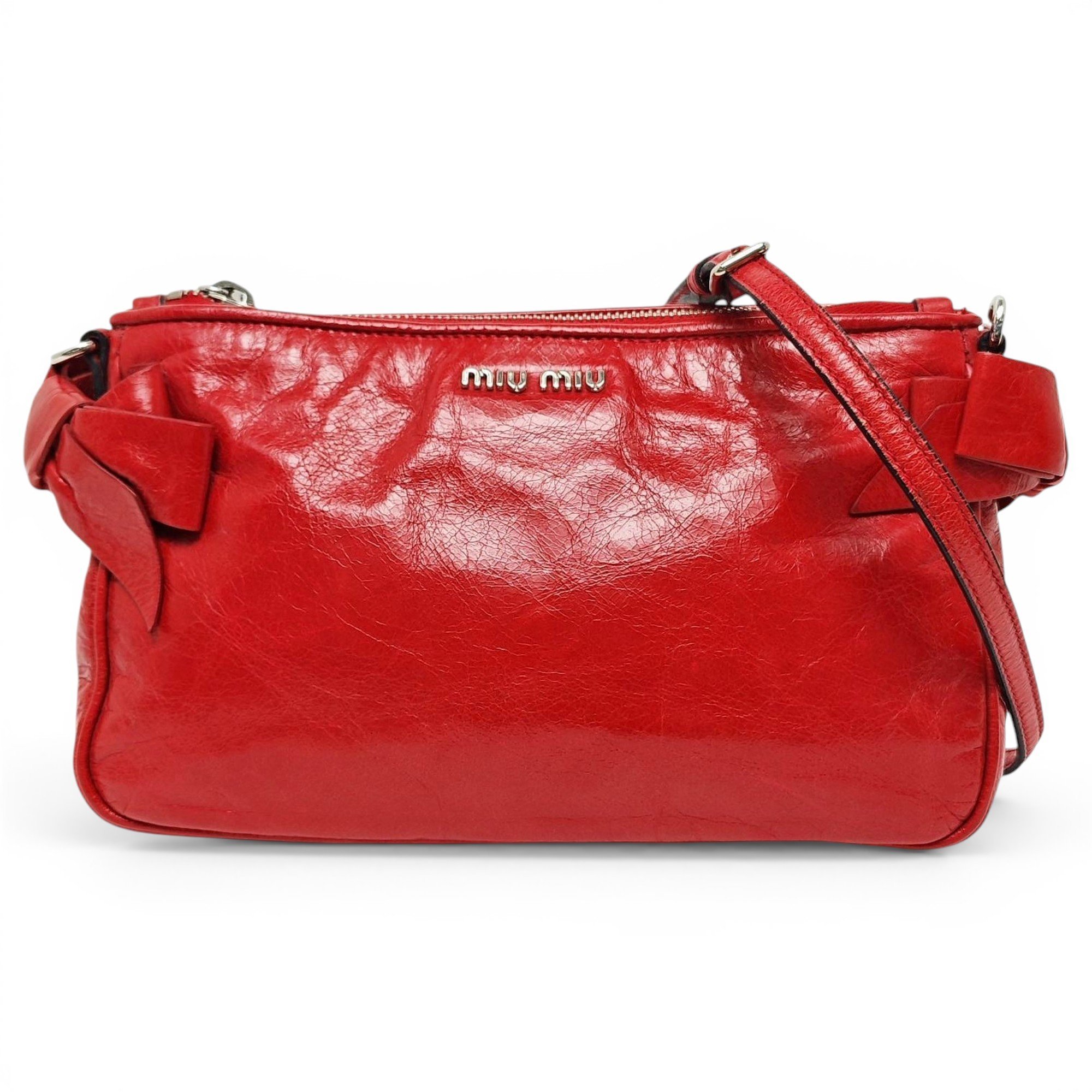 Miu Miu Bow bag leather handbag