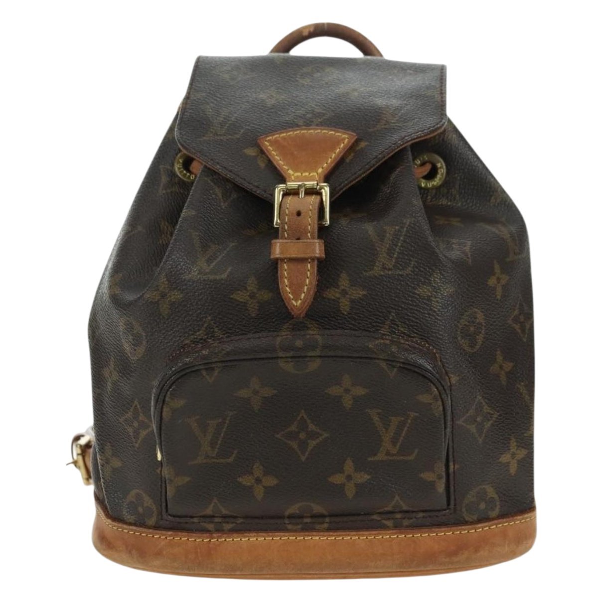 Montsouris leather backpack