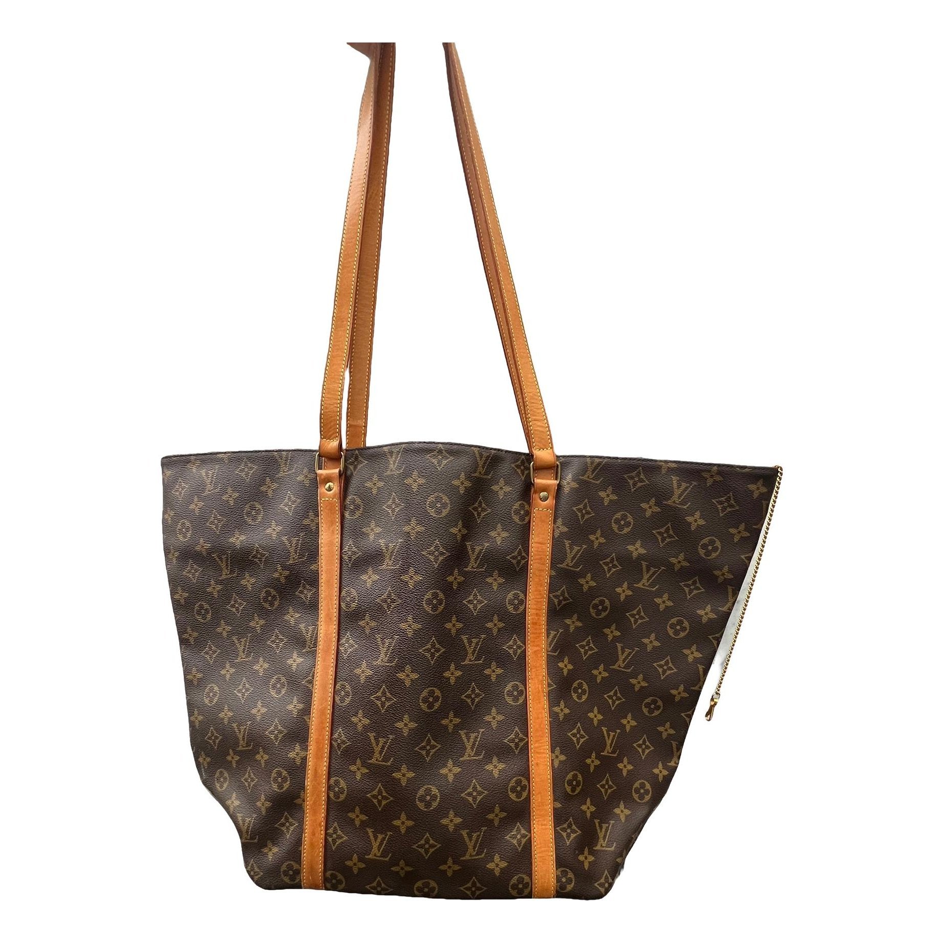 Leather tote