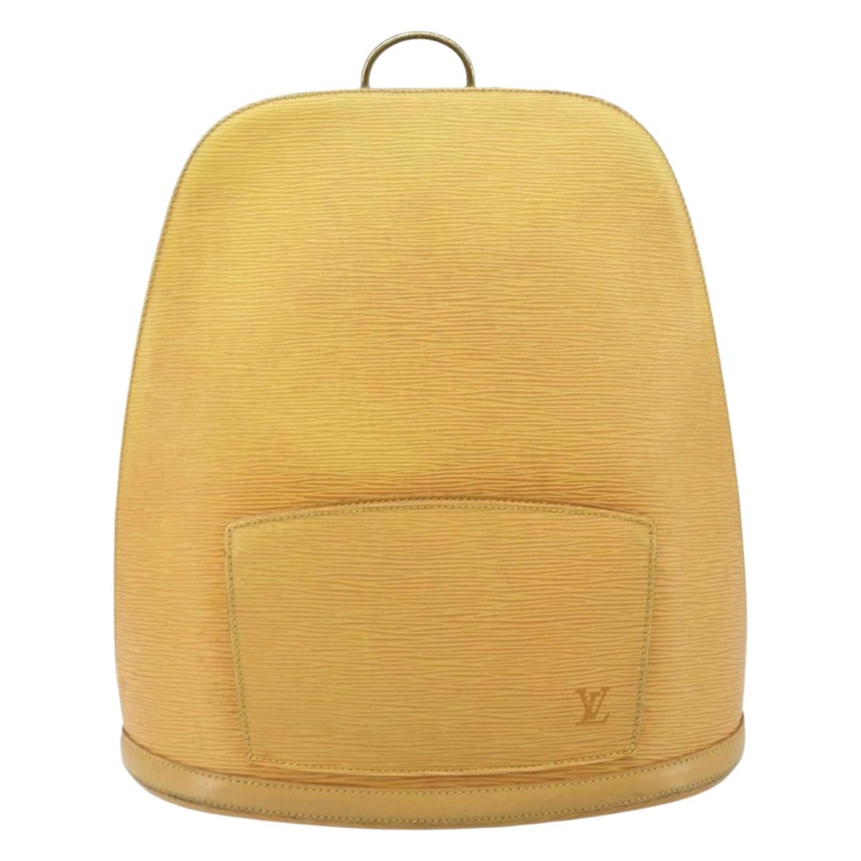 Leather backpack