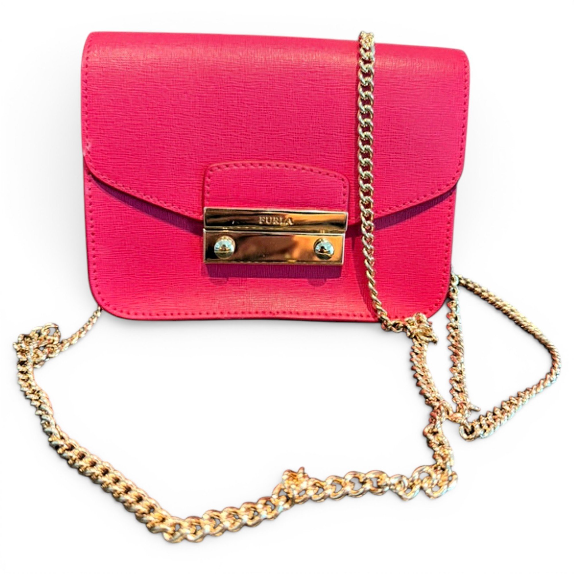 Metropolis leather crossbody bag