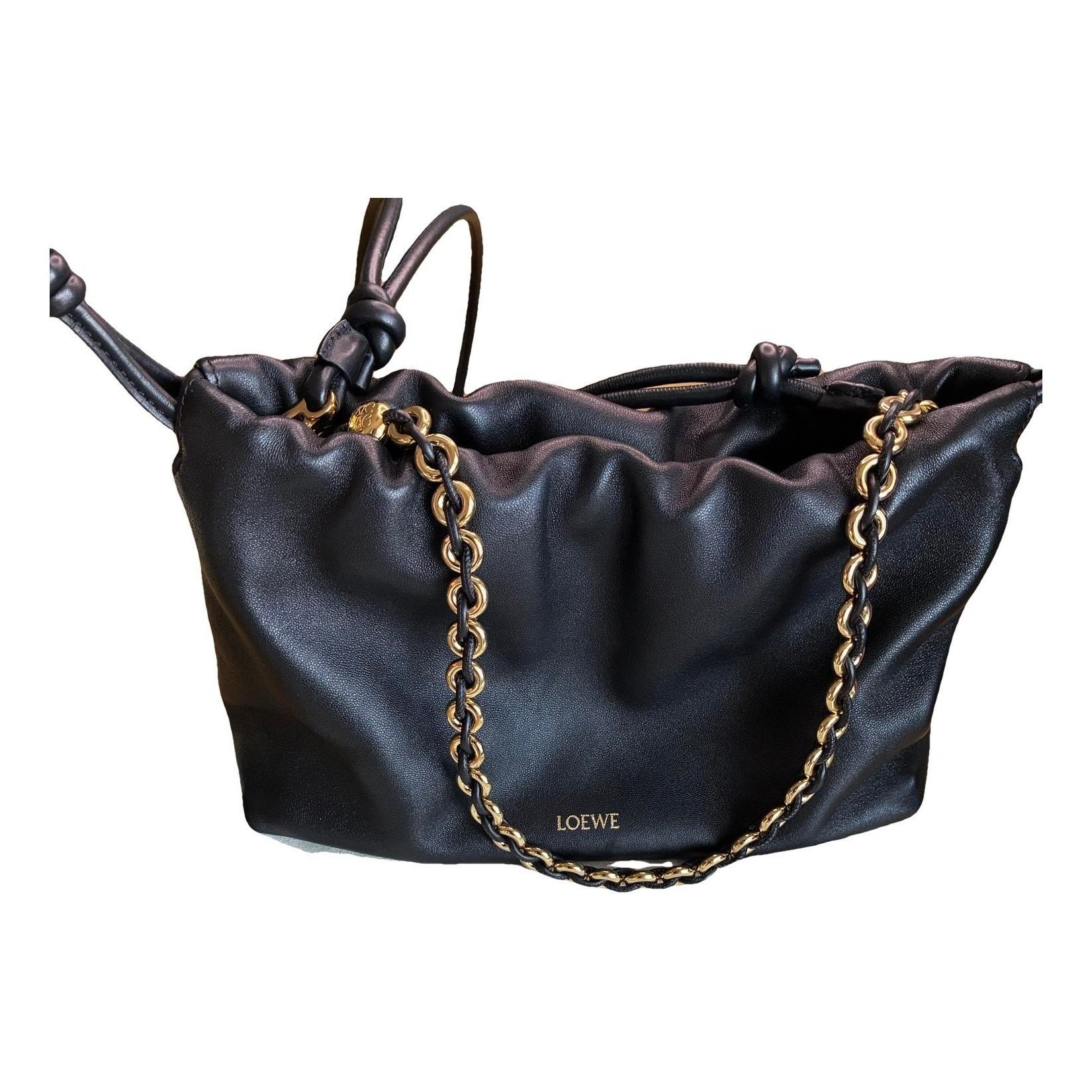 Flamenco leather handbag