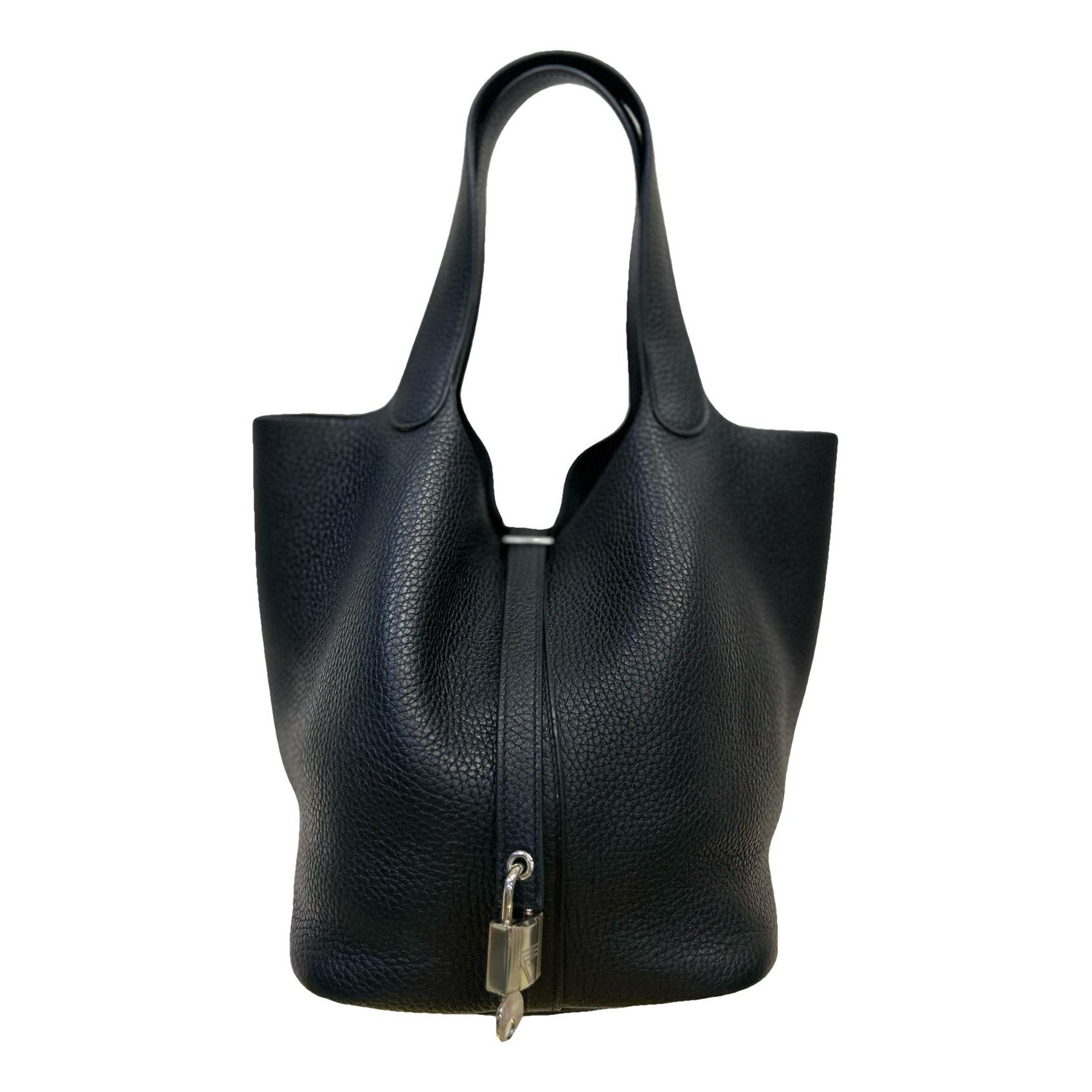Picotin leather handbag