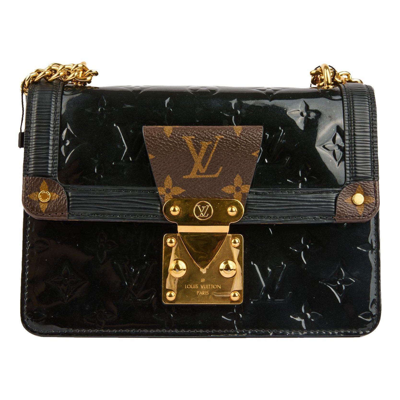 LV Wynwood patent leather handbag