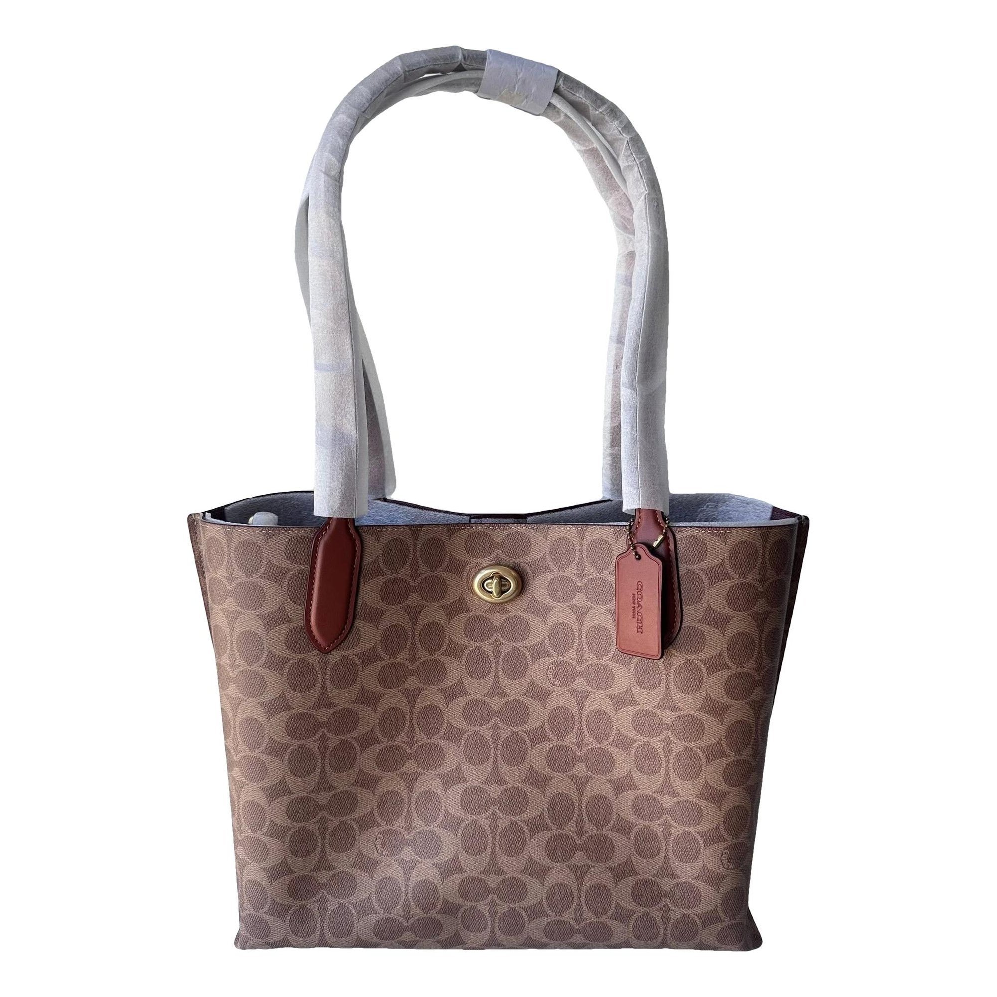 Leather tote