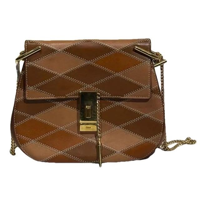 Drew leather handbag