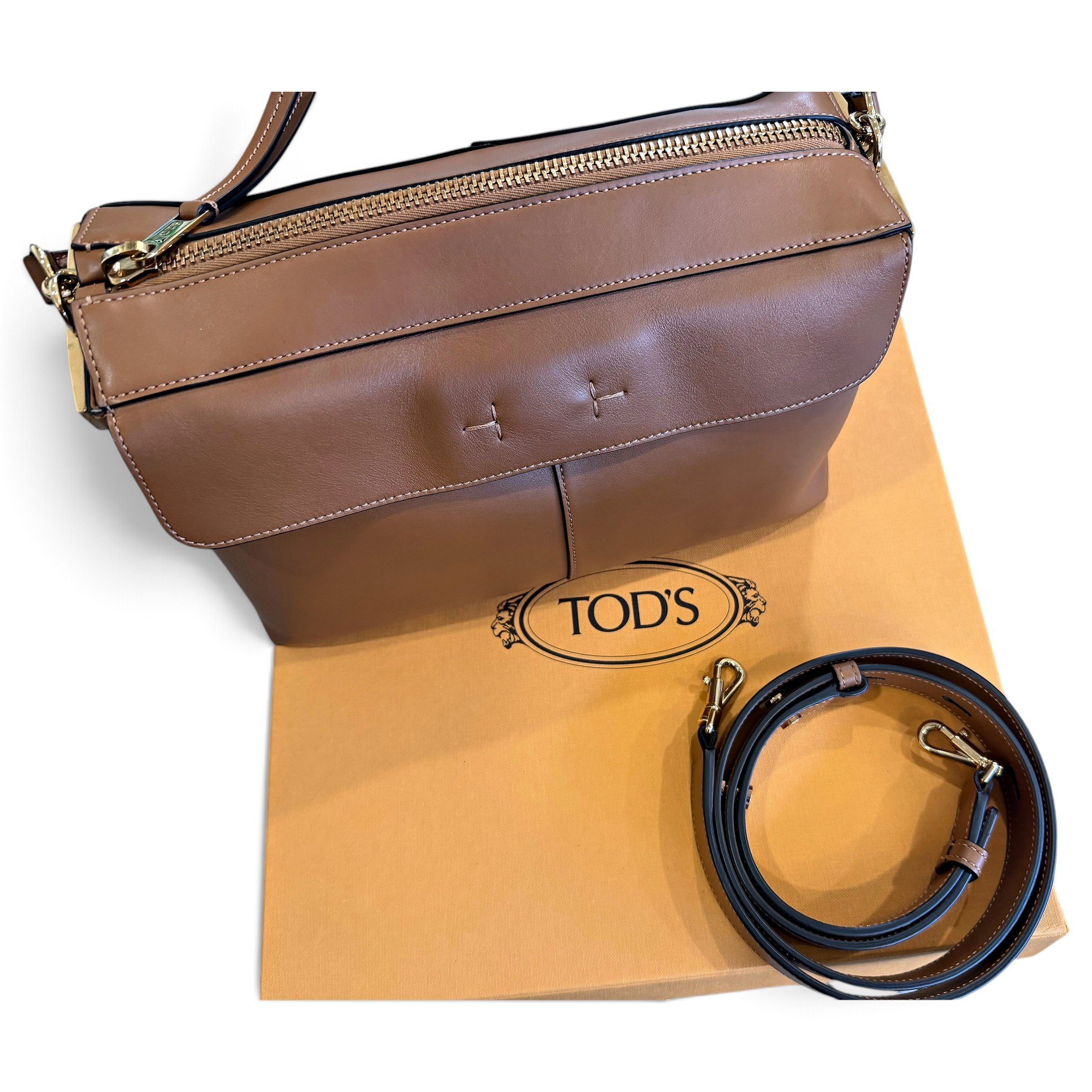 Leather handbag