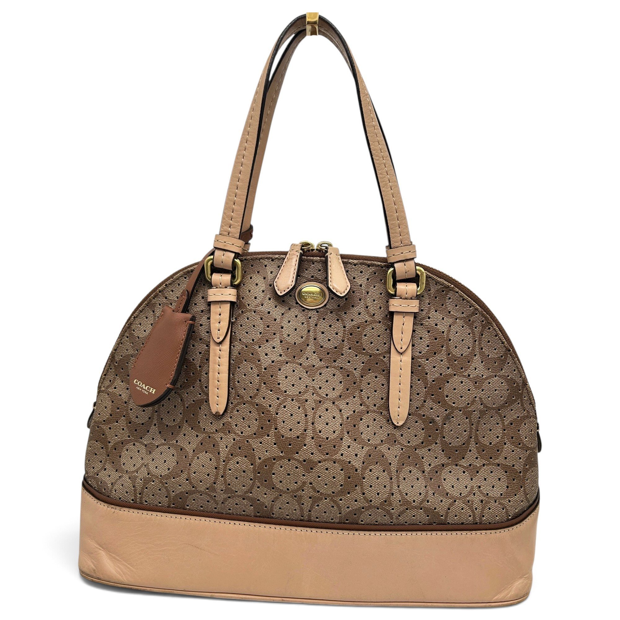 Coach Cartable mini sierra leather handbag
