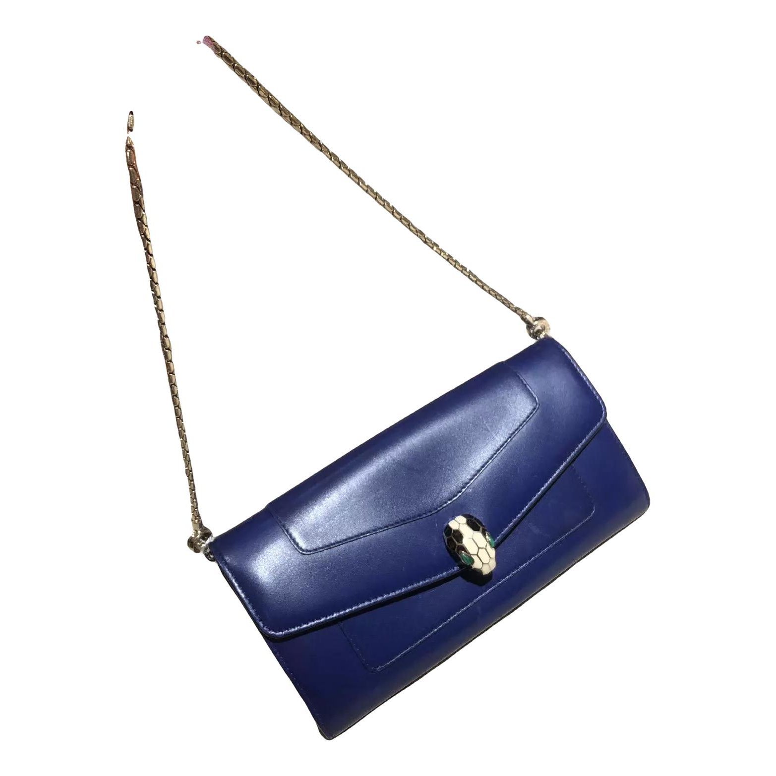 Serpenti leather handbag