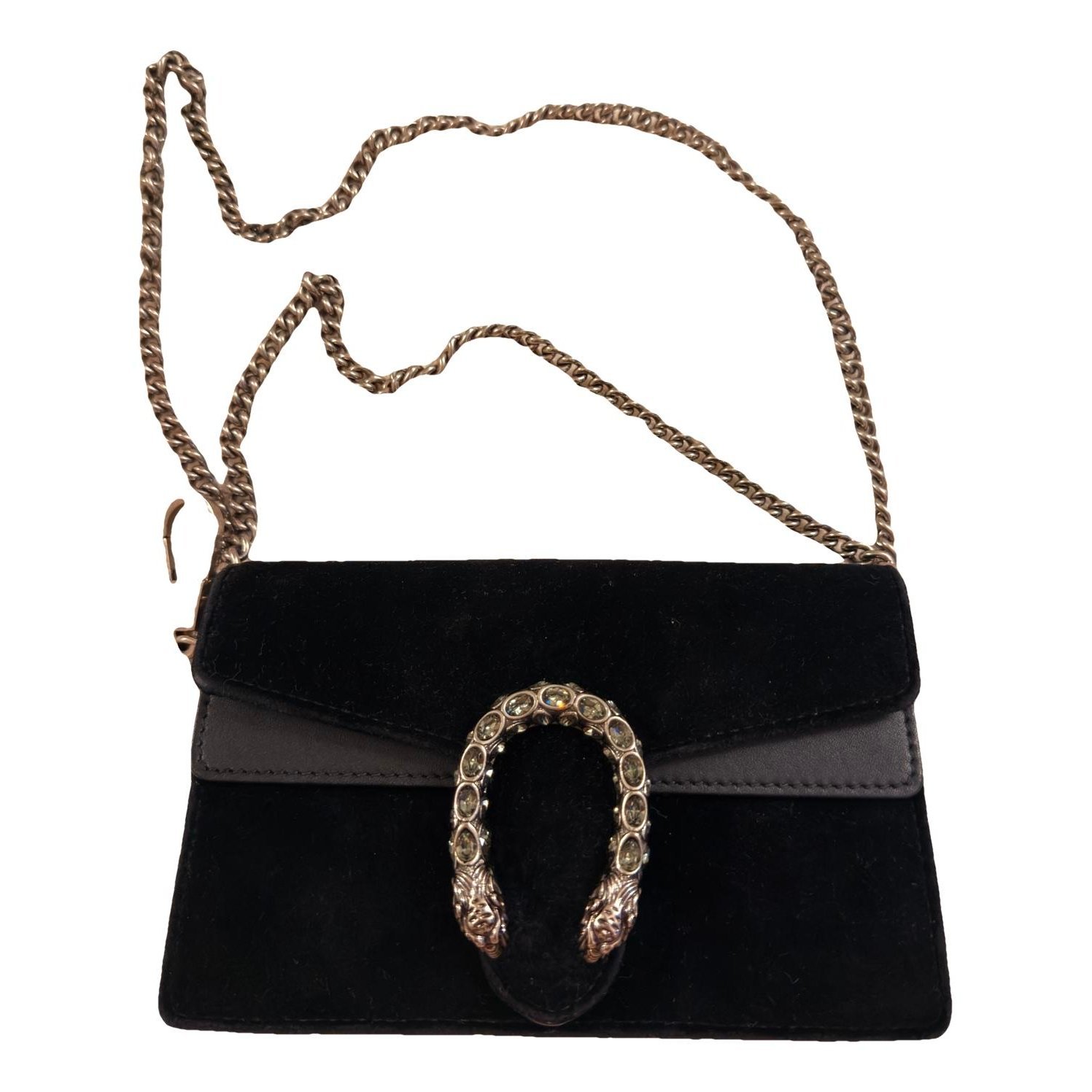 Dionysus Super Mini velvet crossbody bag