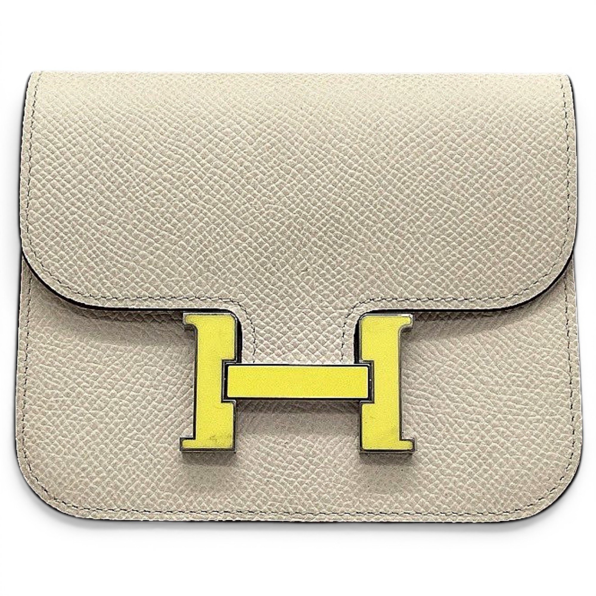 Constance leather clutch bag