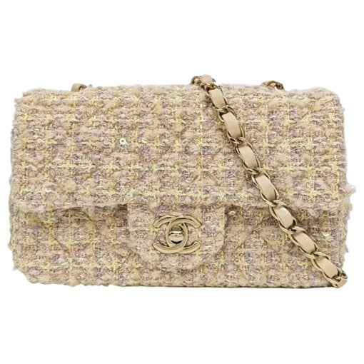 Tweed mini bag