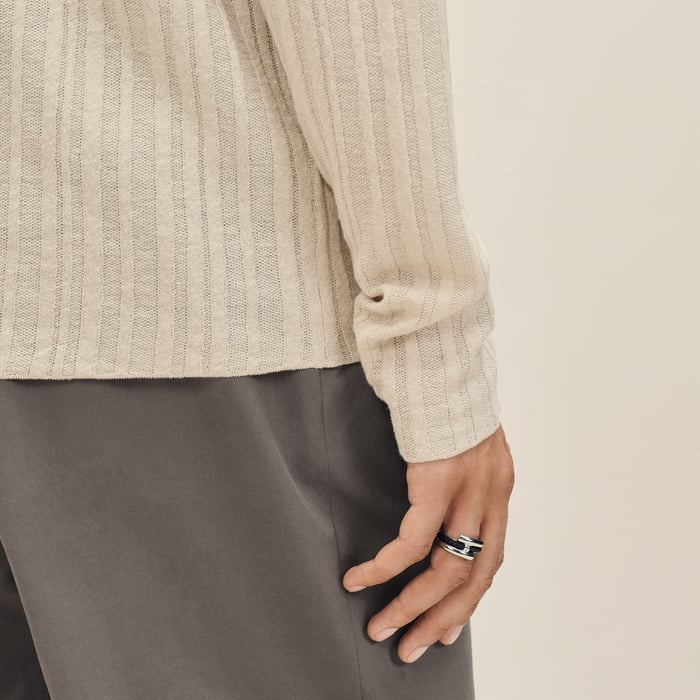 Ficelle Buttoned Cardigan