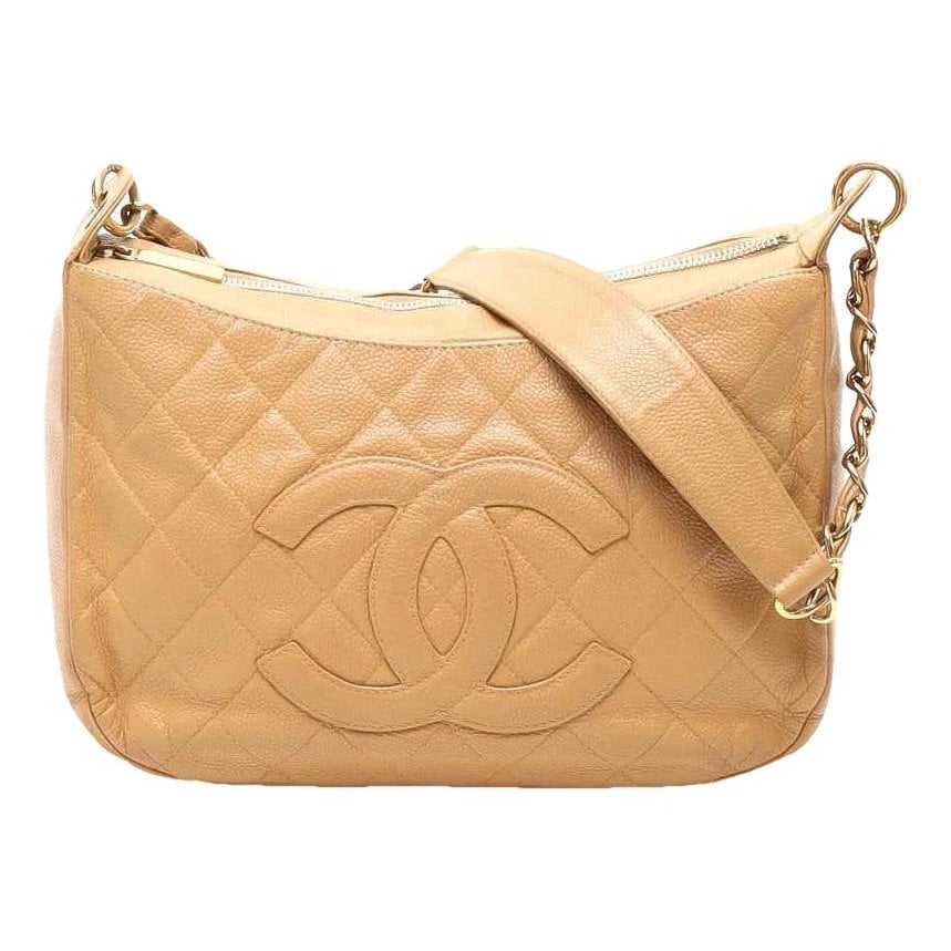 Trendy CC leather handbag