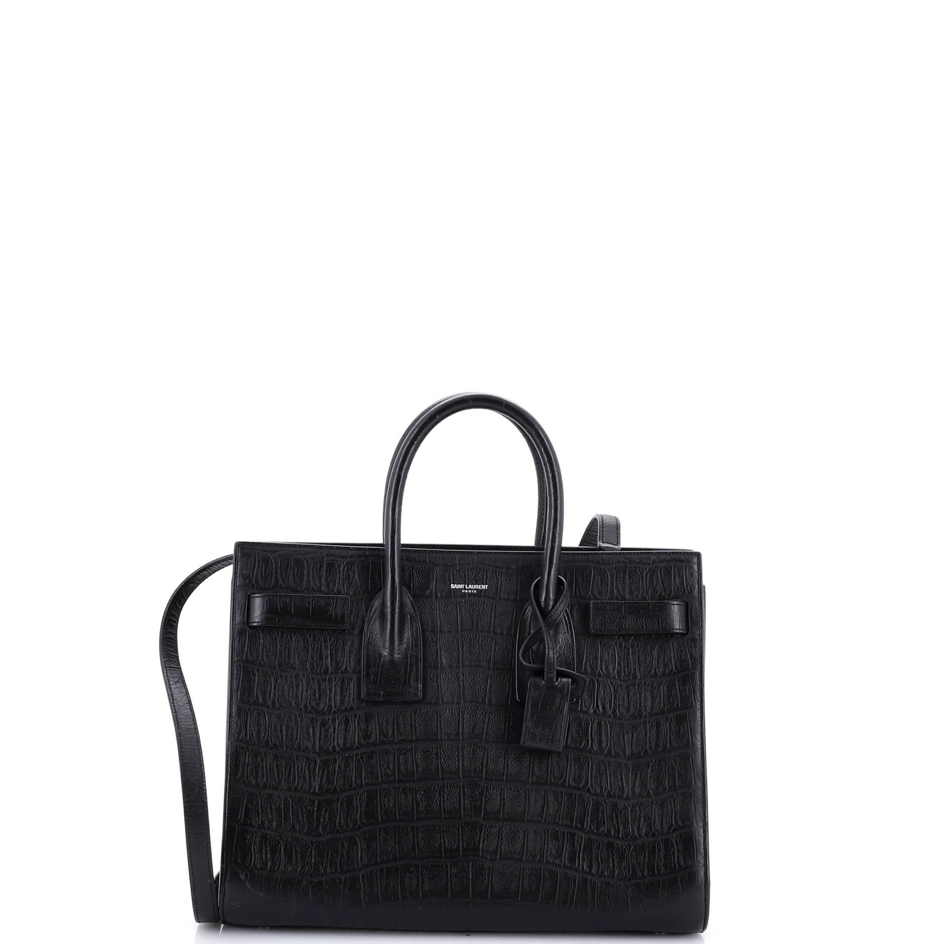 Sac de Jour NM Bag Crocodile Embossed Leather Small