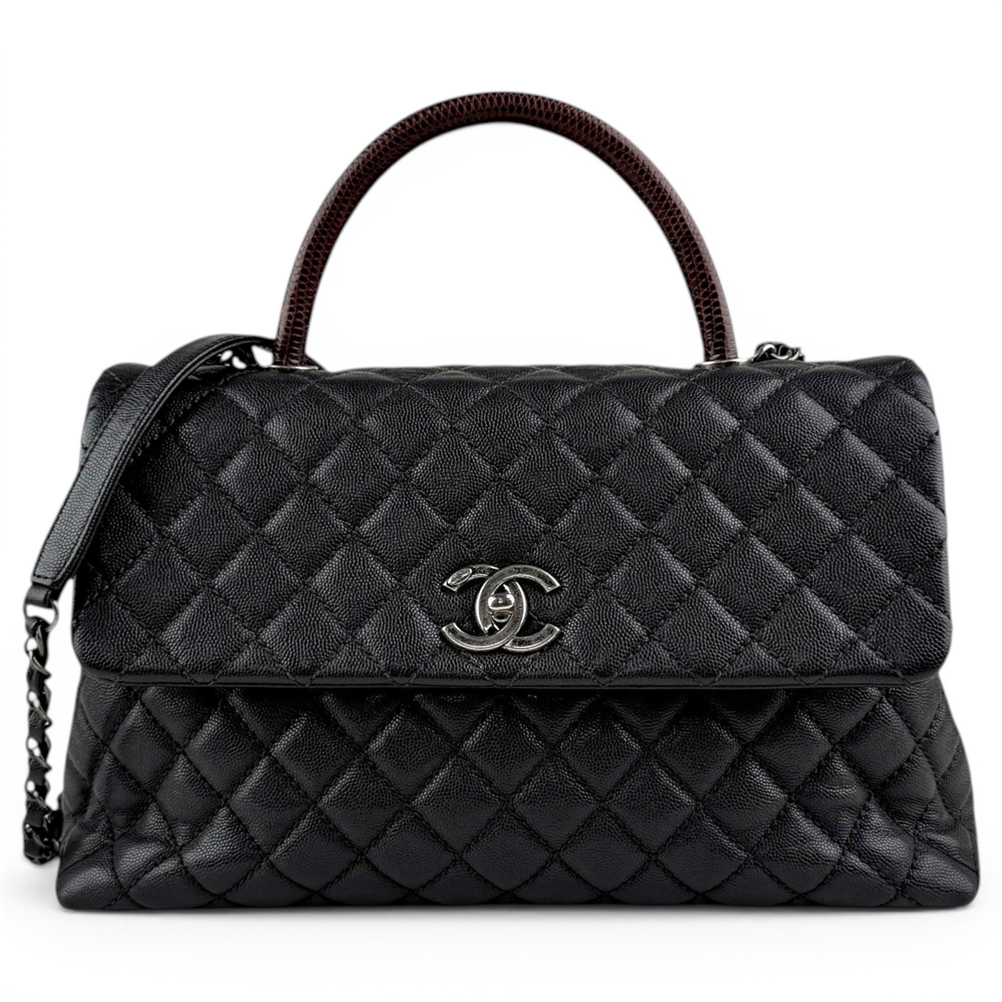 Coco Handle leather handbag