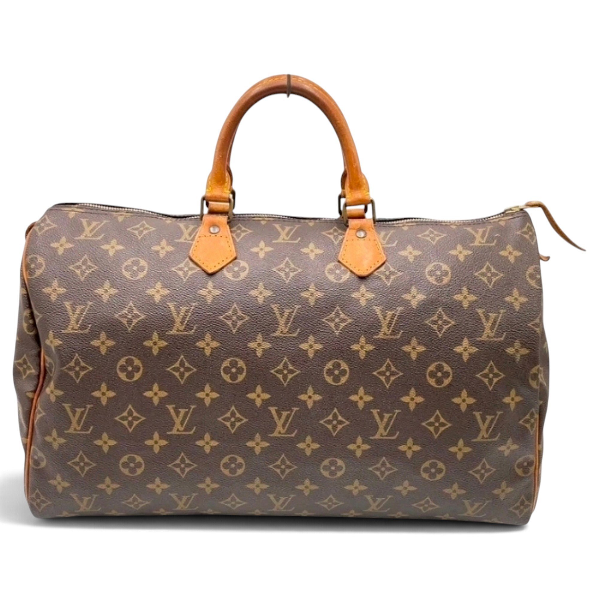 Speedy leather handbag