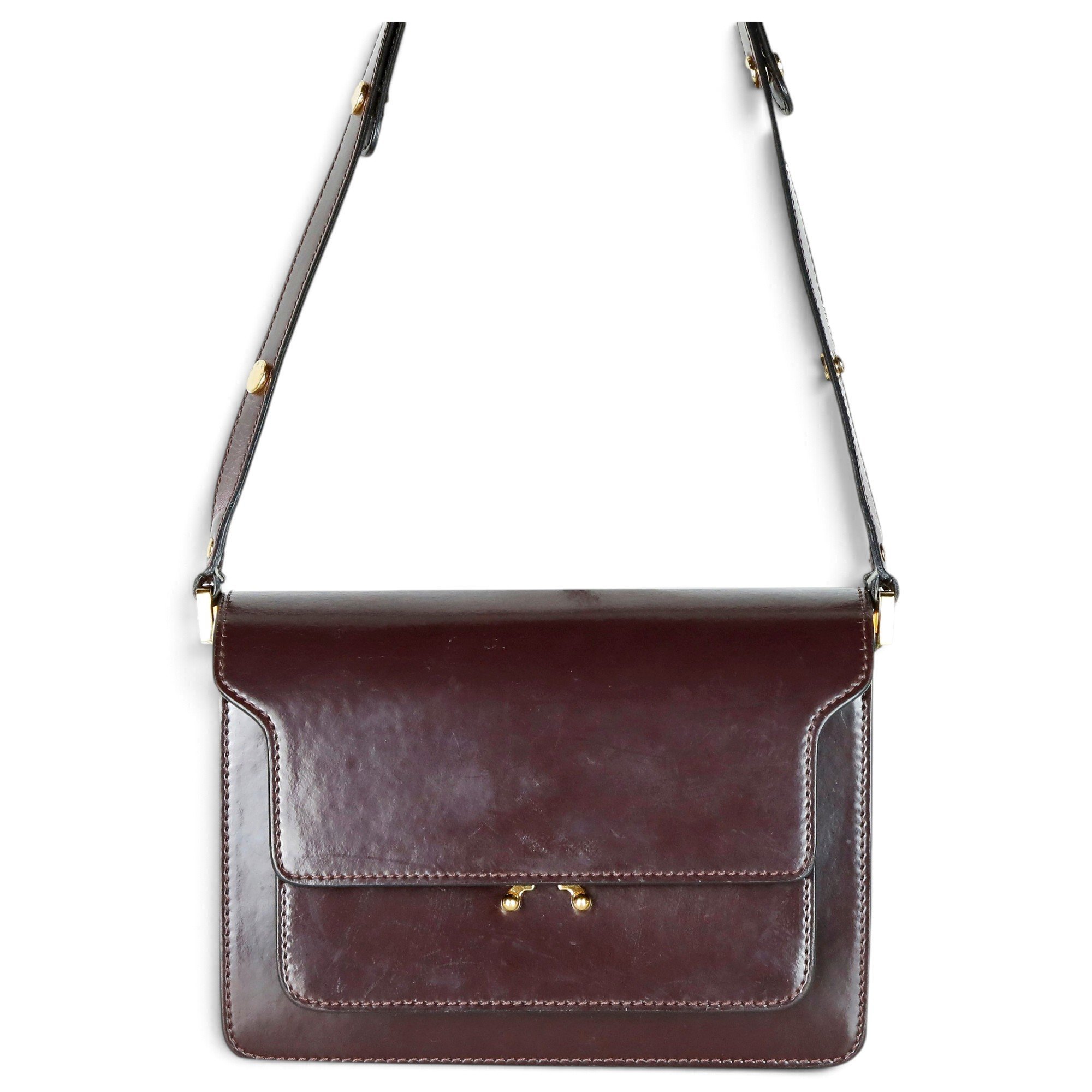 Marni Trunk leather handbag