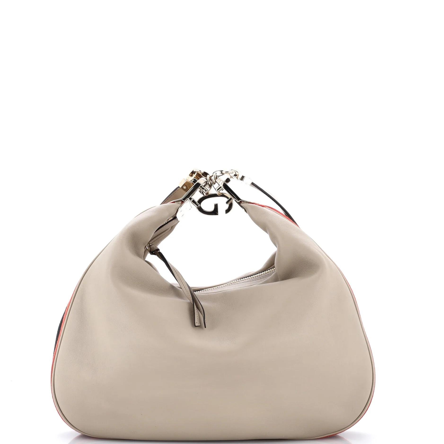Attache leather handbag