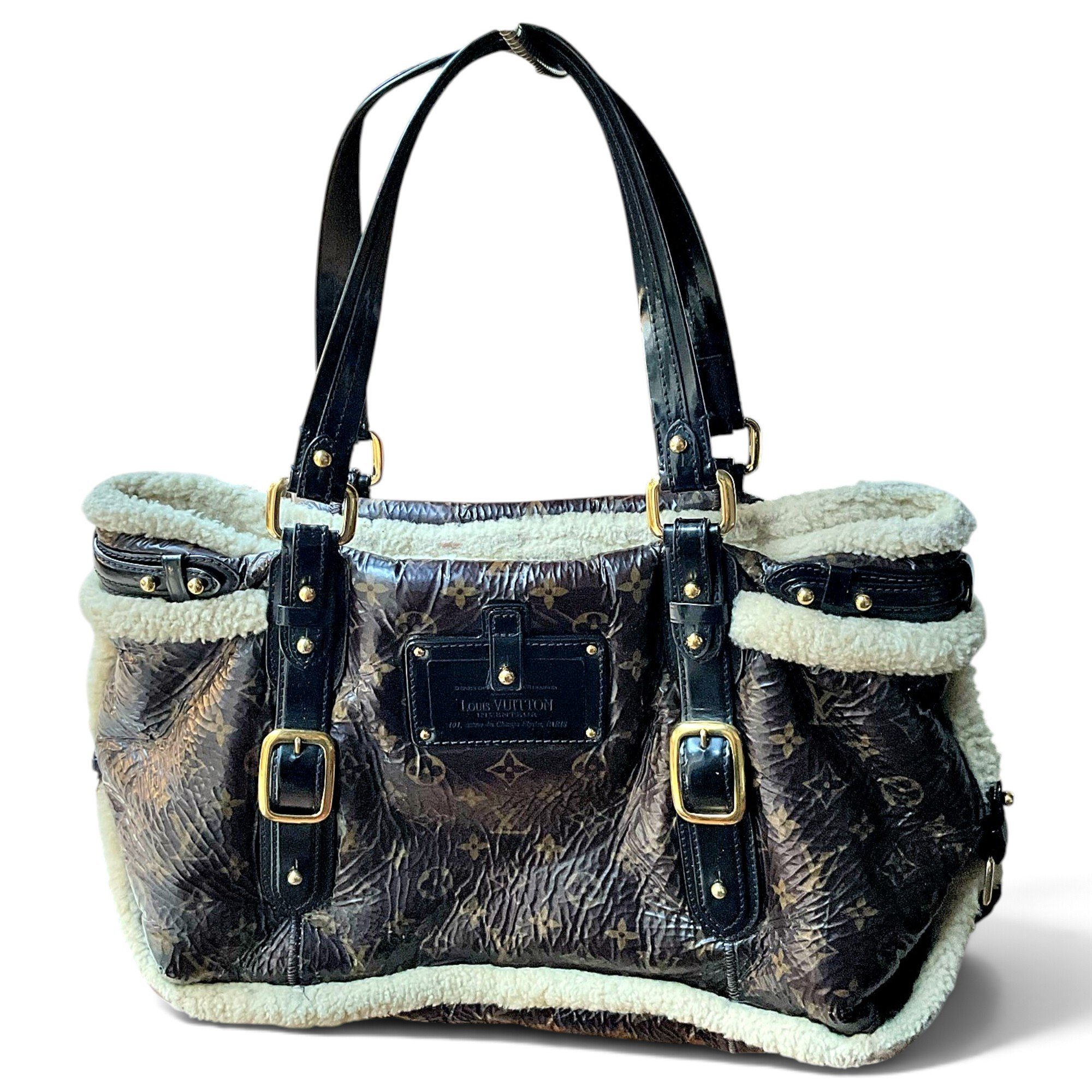 Shearing Thunder wool handbag