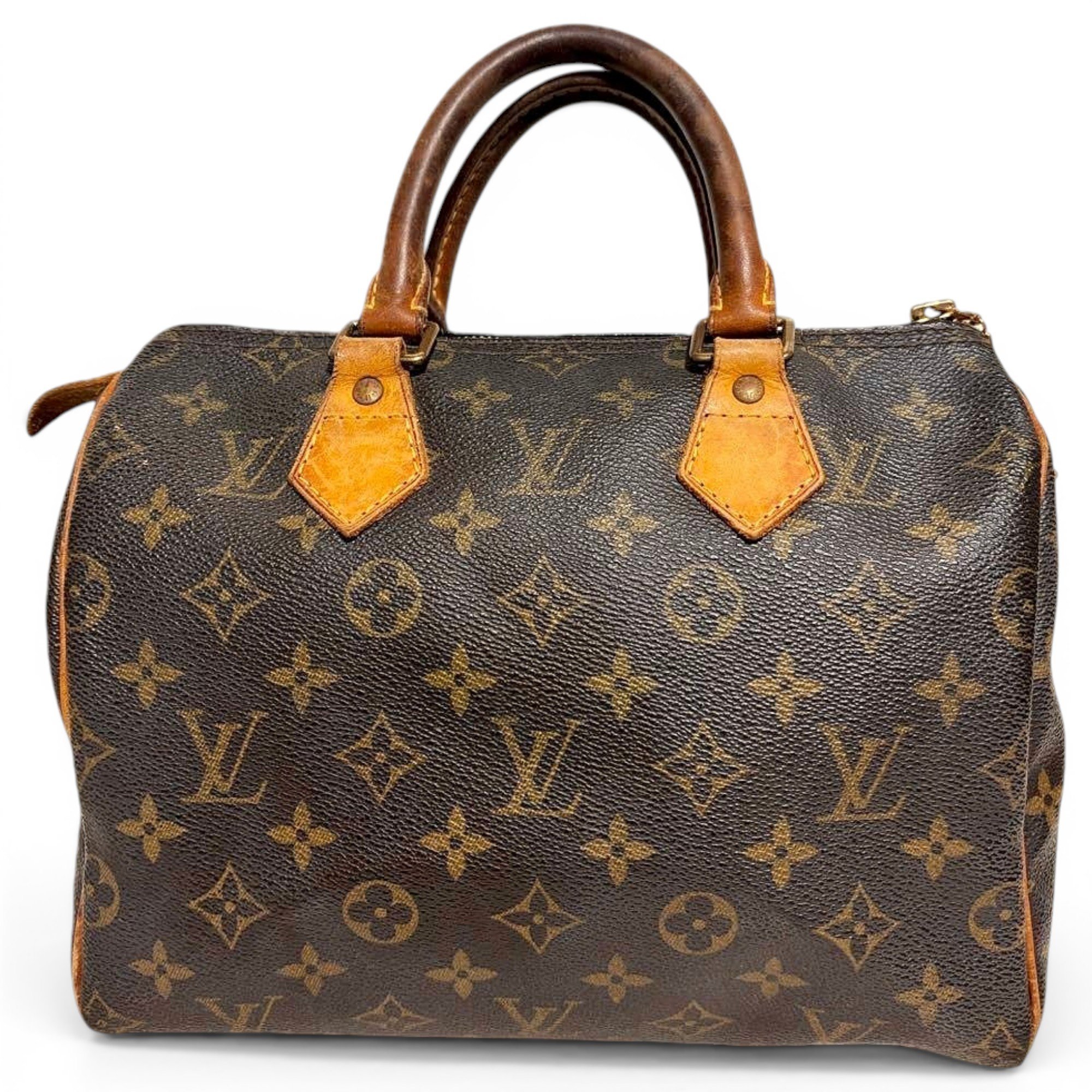 Speedy leather handbag
