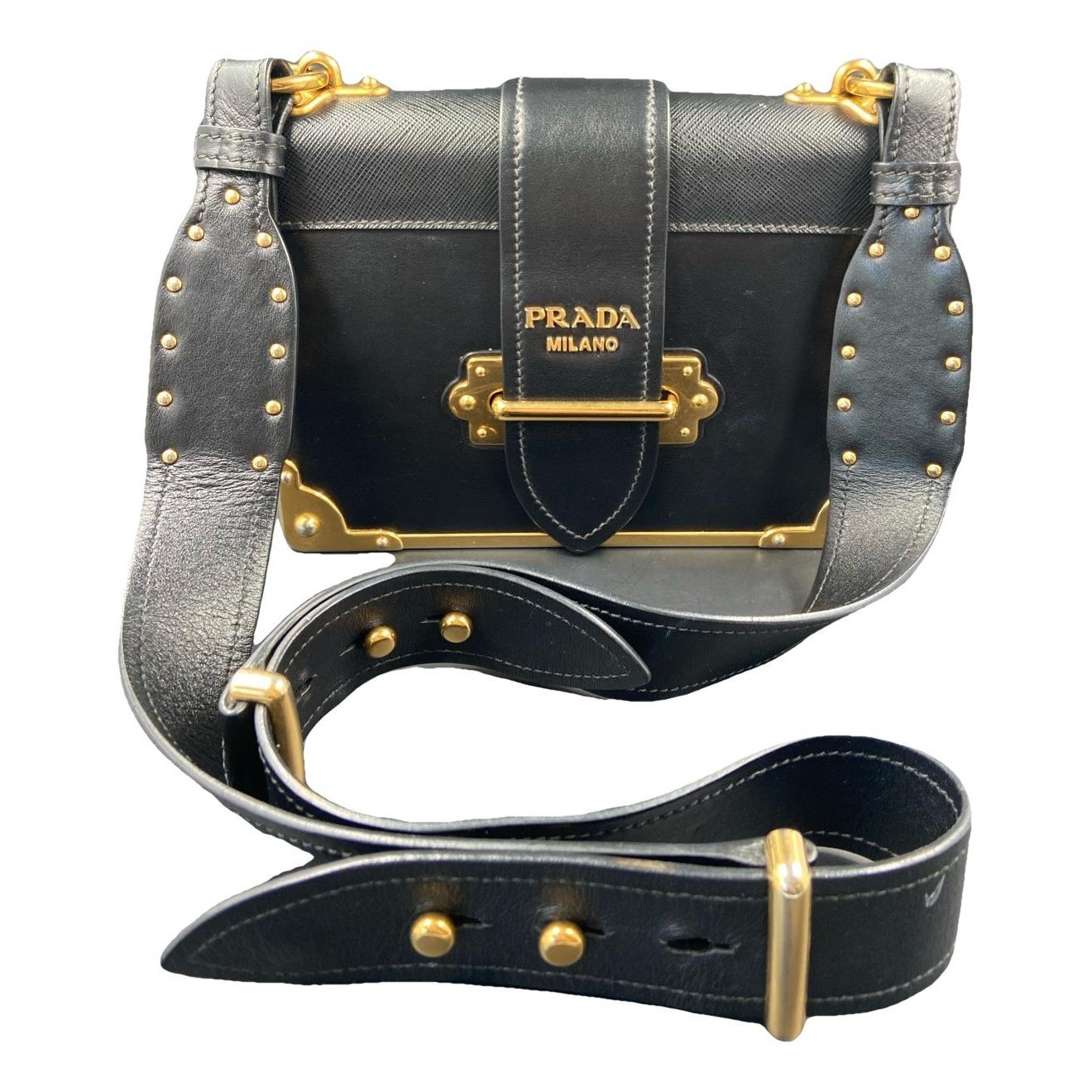 Cahier leather handbag
