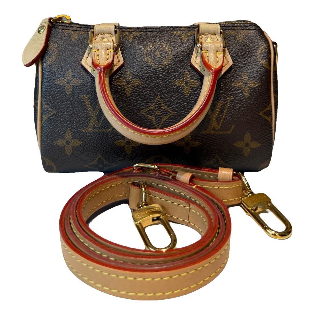 Nano Speedy / Mini HL leather handbag